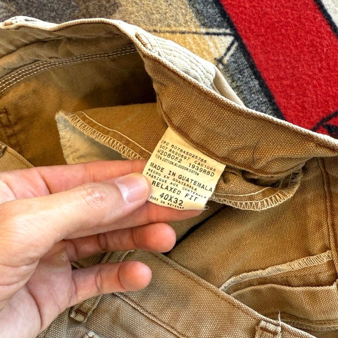 Dickies VINTAGE Dickies Carpenter Canvas Jeans Pants 40x32 Regular Brown Men 90s Workwear Size US 40 / EU 56 - 3 Thumbnail