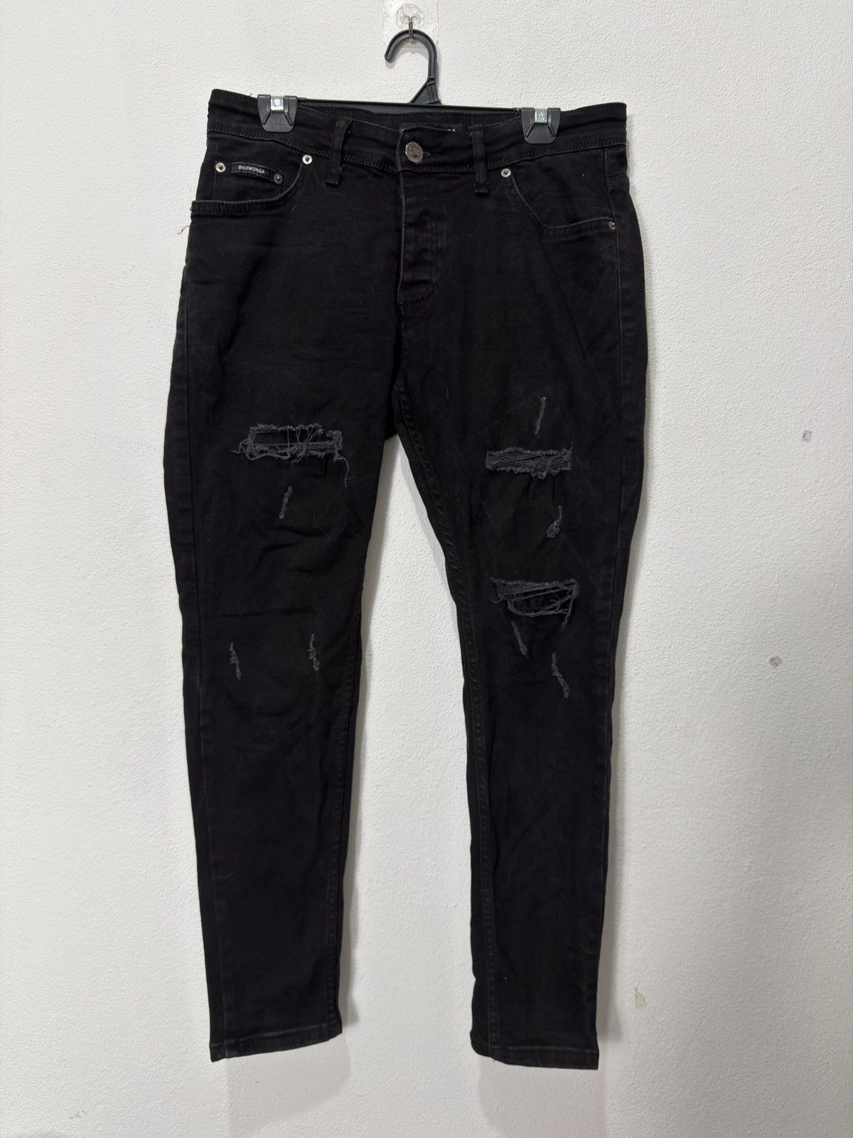 Balenciaga Balenciaga Black Jean Denim Size US 32 / EU 48 - 1 Thumbnail
