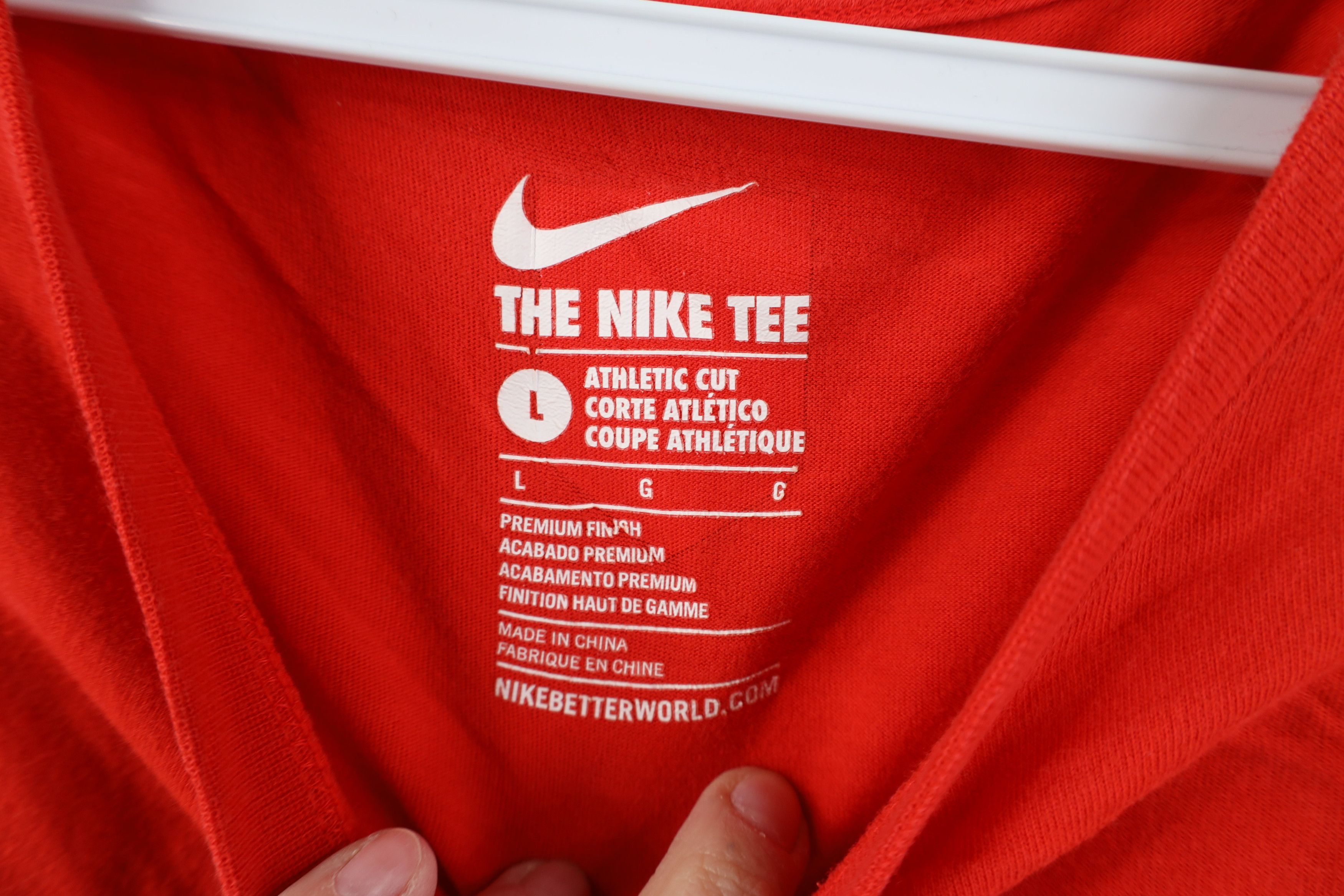 Nike Nike Athletic Cut USA Soccer World Cup Short Sleeve T-Shirt Size US L / EU 52-54 / 3 - 8 Thumbnail