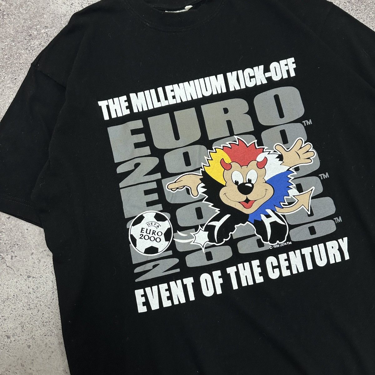Other Vintage 90s UEFA Euro 2000 promo tee Belgium football y2k Size US L / EU 52-54 / 3 - 4 Thumbnail