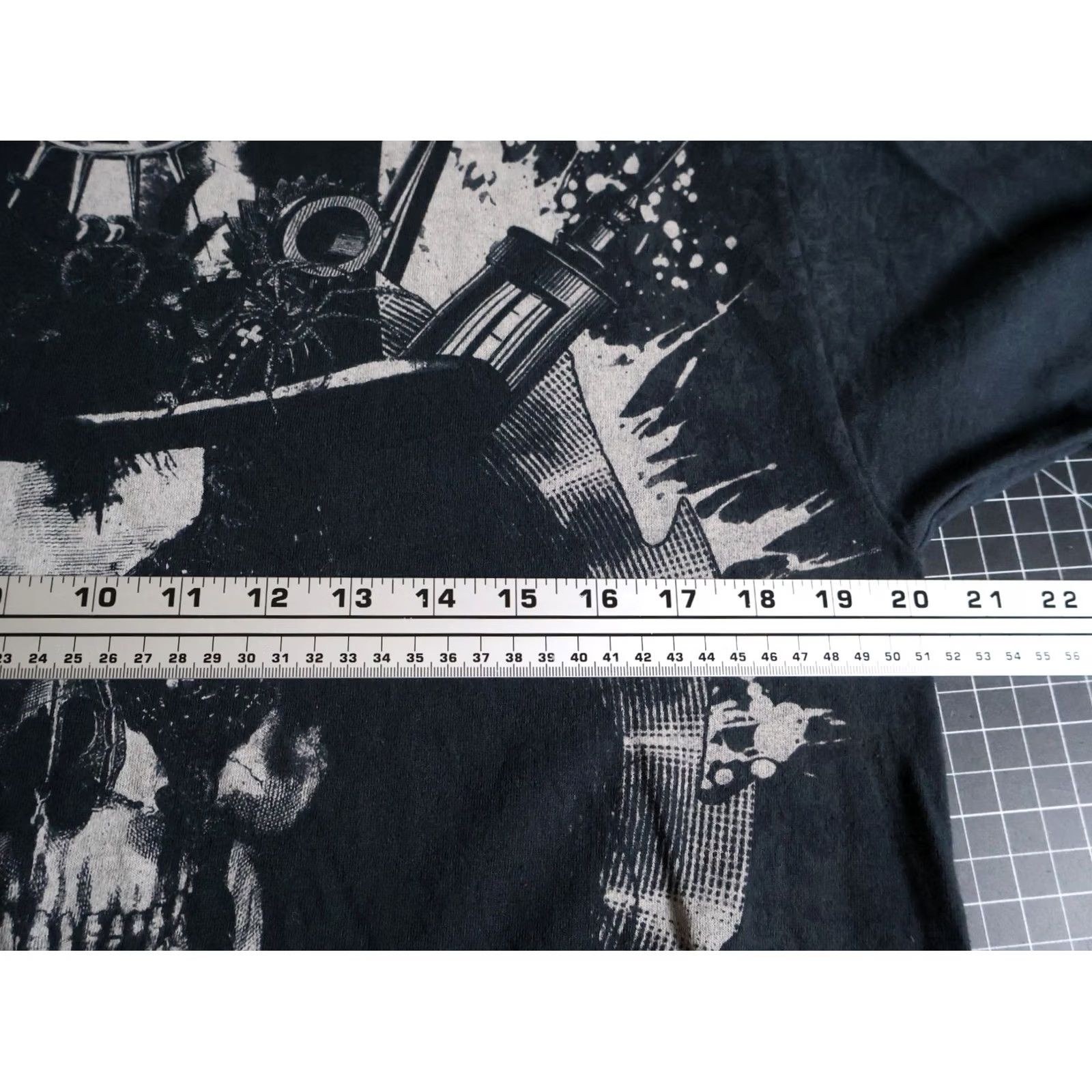 Hanes Alice Cooper Theatre of Death Tour T-Shirt Men M Black Cotton Logo Double-Sided Vintage No Size US M / EU 48-50 / 2 - 5 Thumbnail