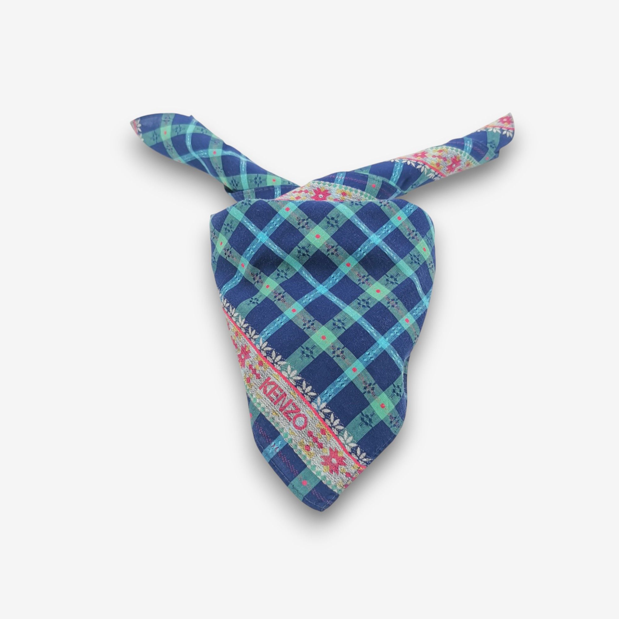 Kenzo Vintage Kenzo Handkerchief Bandana Neckerchief Size ONE SIZE - 2 Thumbnail
