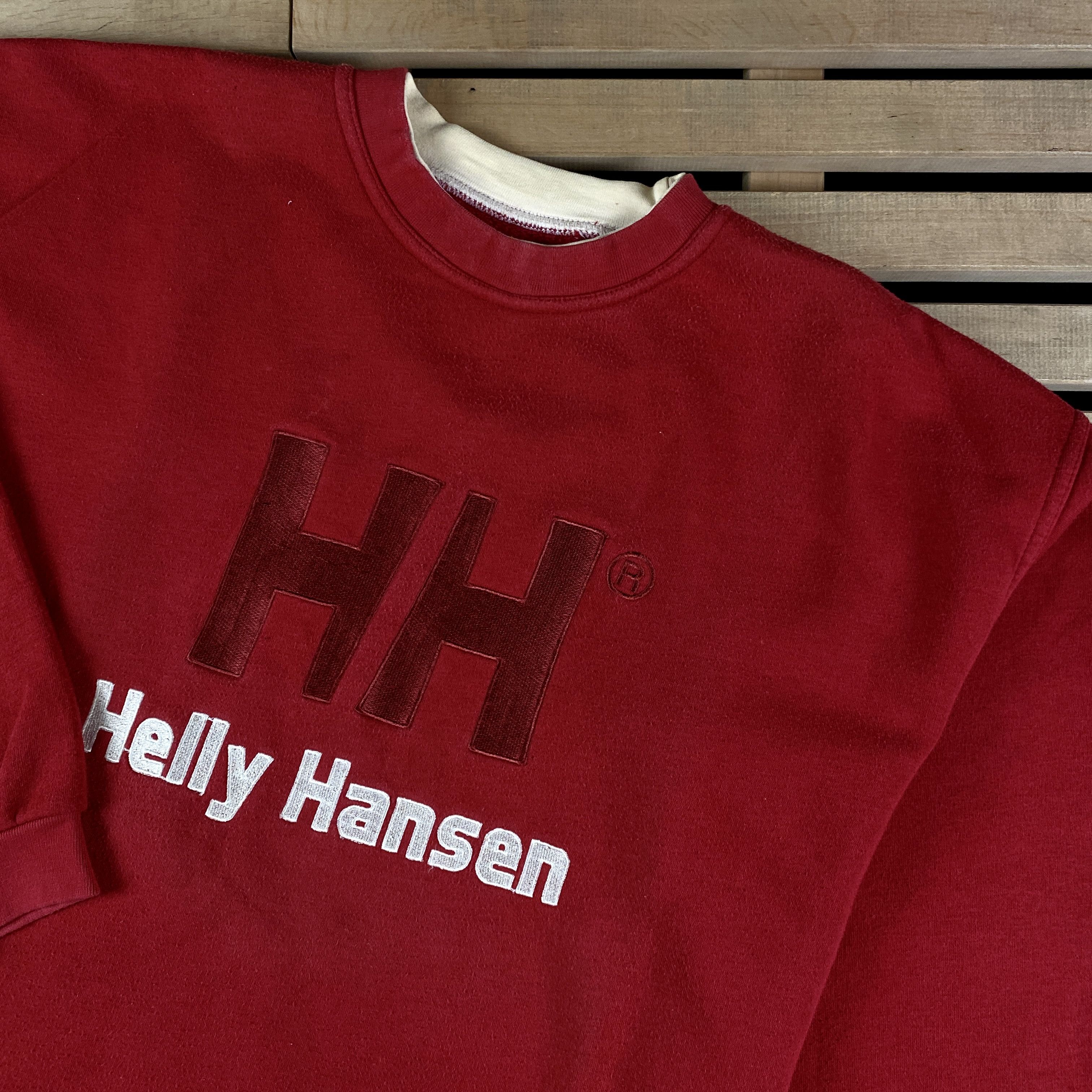 Helly Hansen × Vintage Mens Vintage Long Sleeve Sweatshirt Helly Hansen Size XL Size US XL / EU 56 / 4 - 2 Thumbnail