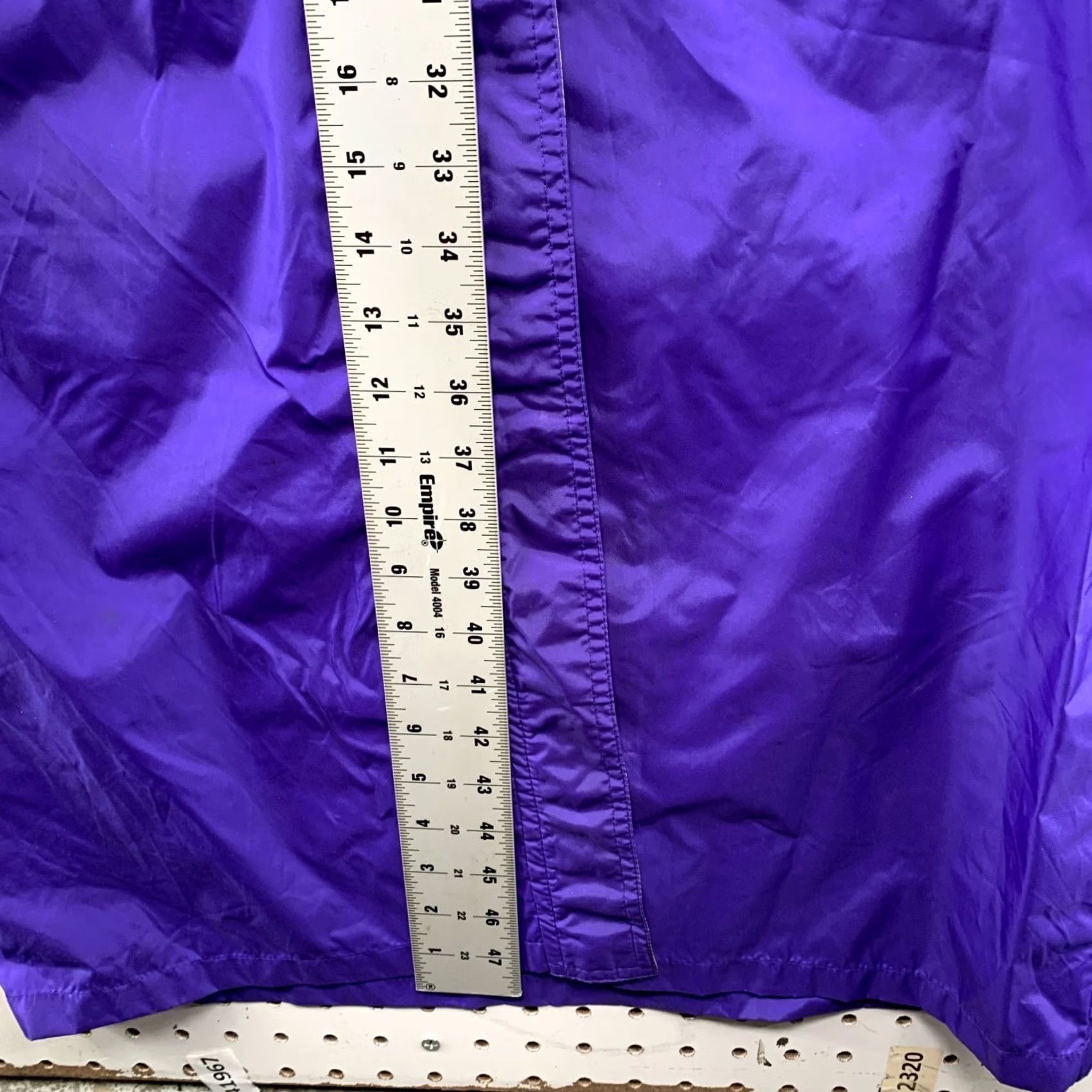Vintage VINTAGE Woolrich Hooded Rain Coat Small Blueberry Blue Long Nylon Mens Size US S / EU 44-46 / 1 - 5 Thumbnail