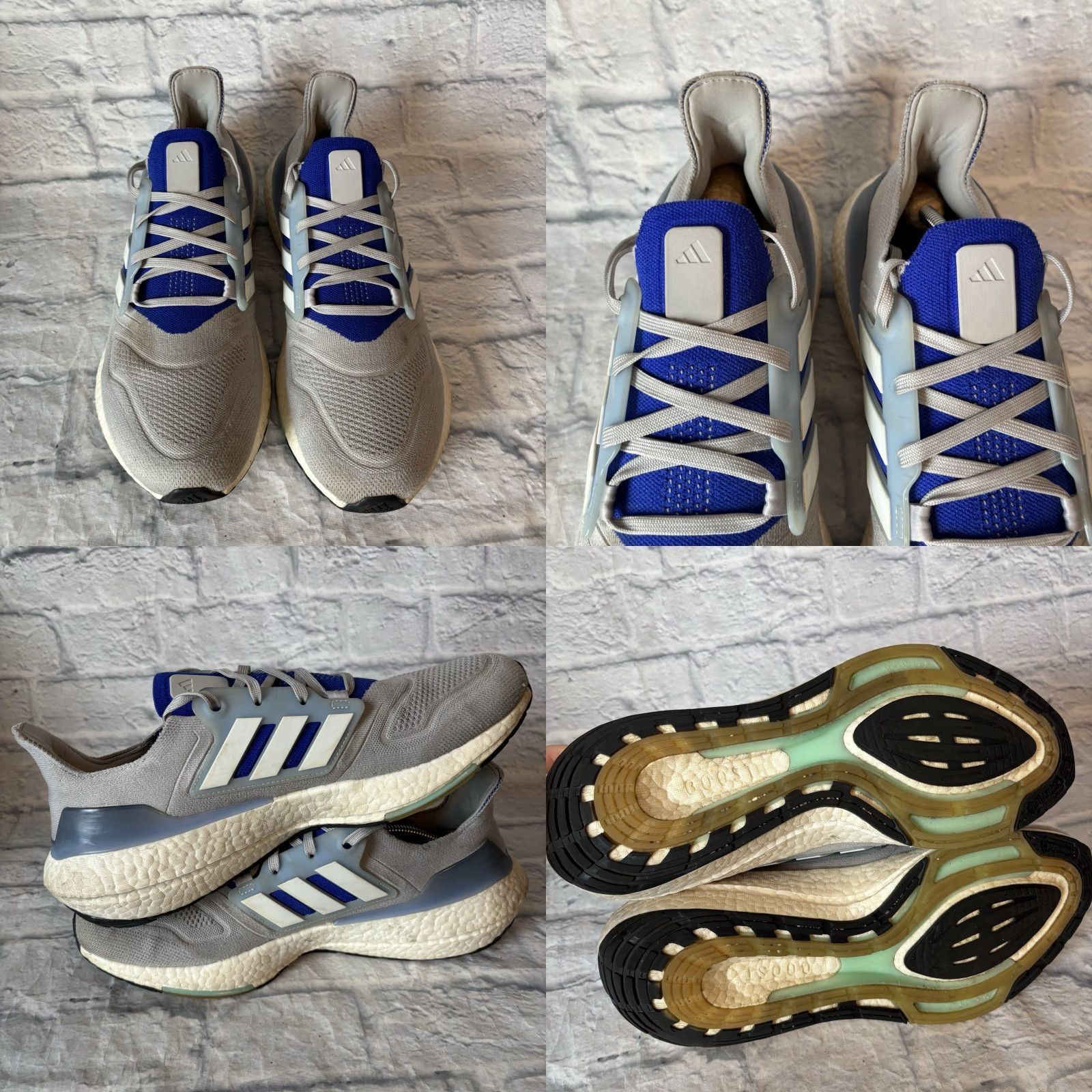 Adidas adidas UltraBoost 22 Sneaker Men 12 Blue Grey White HP9189 Athletic Running Shoes Sports Athleisure Size US 12 / EU 45 - 8 Thumbnail