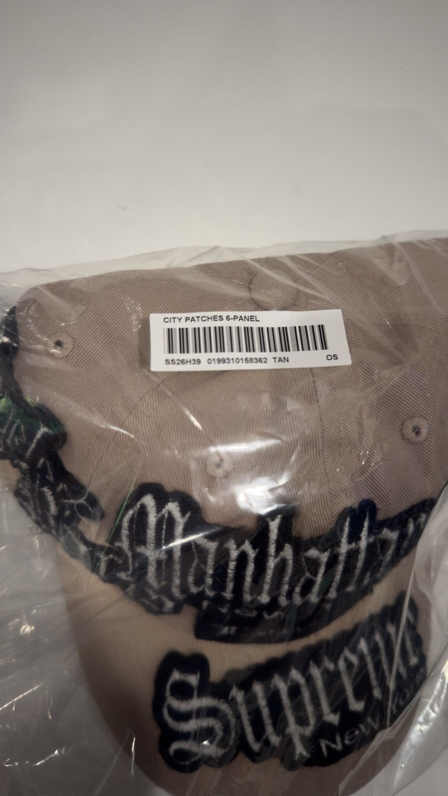 Supreme Supreme City Patches 6-Panel Tan OS Size ONE SIZE - 12 Thumbnail