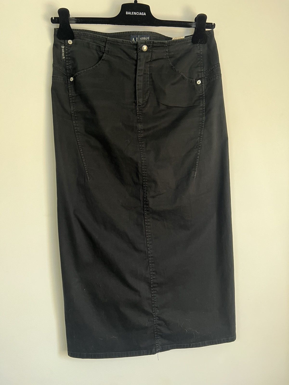Armani Exchange Armani exchange M maxi black skirt Size 30" / US 8 / IT 44 - 1 Thumbnail