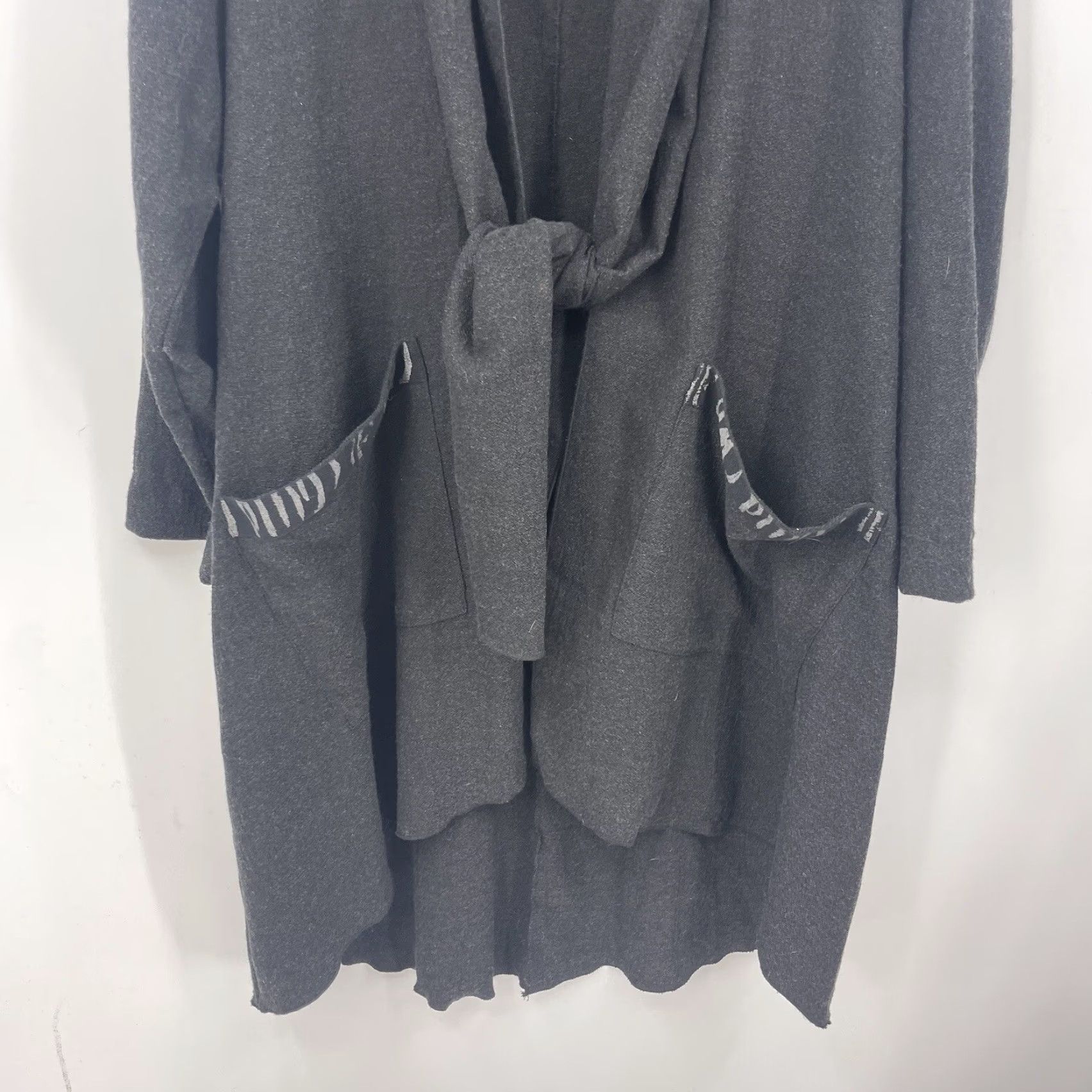 Vintage Luukaa Sweater Womens Large Open Front Cardigan Kimono Quiet Lux Lagenlook READ Size L / US 10 / IT 46 - 6 Thumbnail