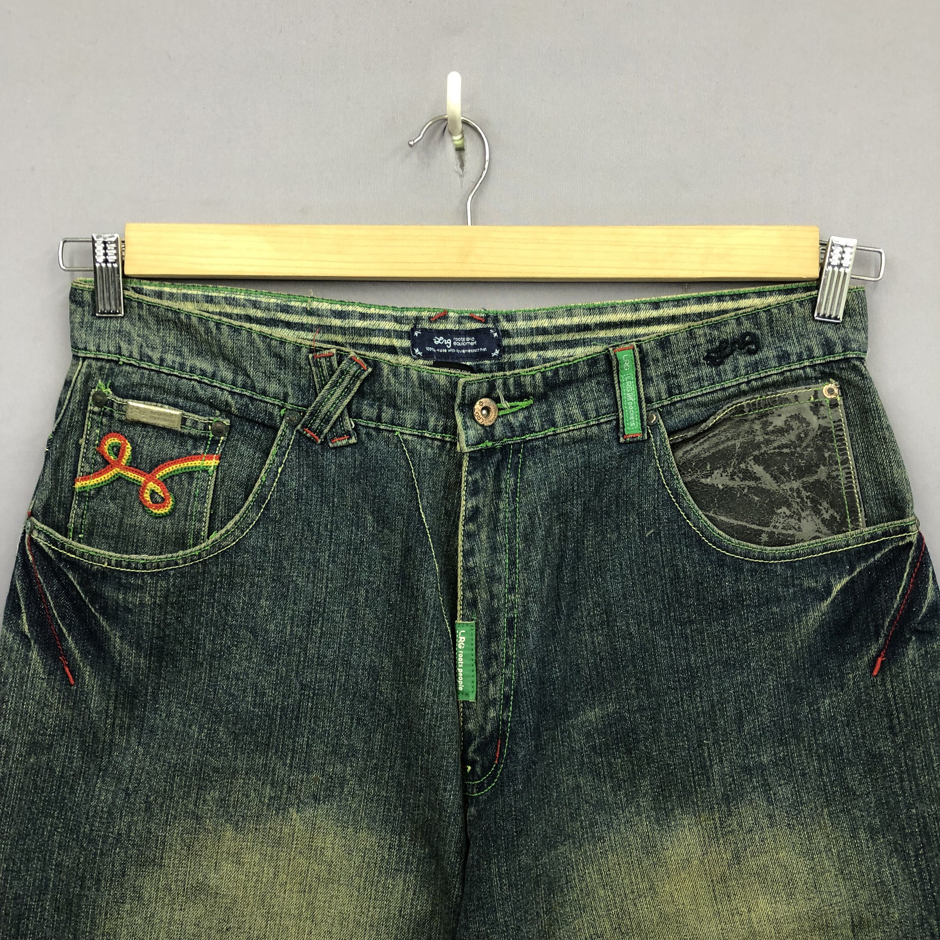 LRG Vintage Y2K LRG Skate Baggy Jeans Faded Loose Denim Pants Size US 36 / EU 52 - 5 Thumbnail
