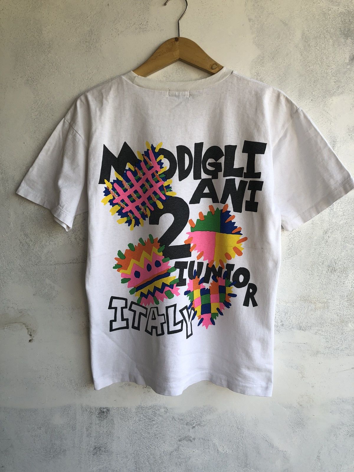 Japanese Brand × Vintage MODIGLIANI JUNIOR ITALY ARTWOR DESAIN ROCK PUNK STYLE Size US M / EU 48-50 / 2 - 1 Thumbnail