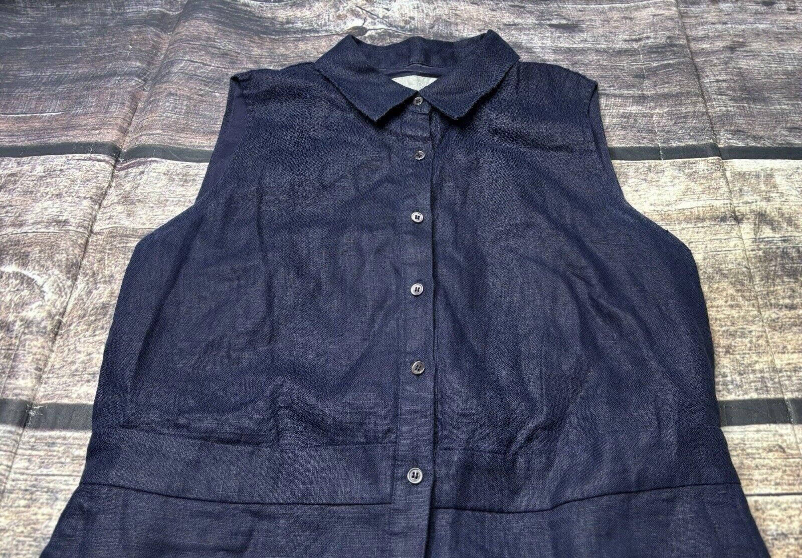Other Pure Collection Dress Women's US 6 UK 12 100% Linen Shift Size M / US 6-8 / IT 42-44 - 5 Thumbnail