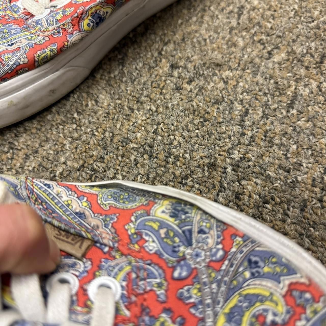 Vans Paisley Print Womens Vans Size US 6.5 / IT 36.5 - 3 Thumbnail