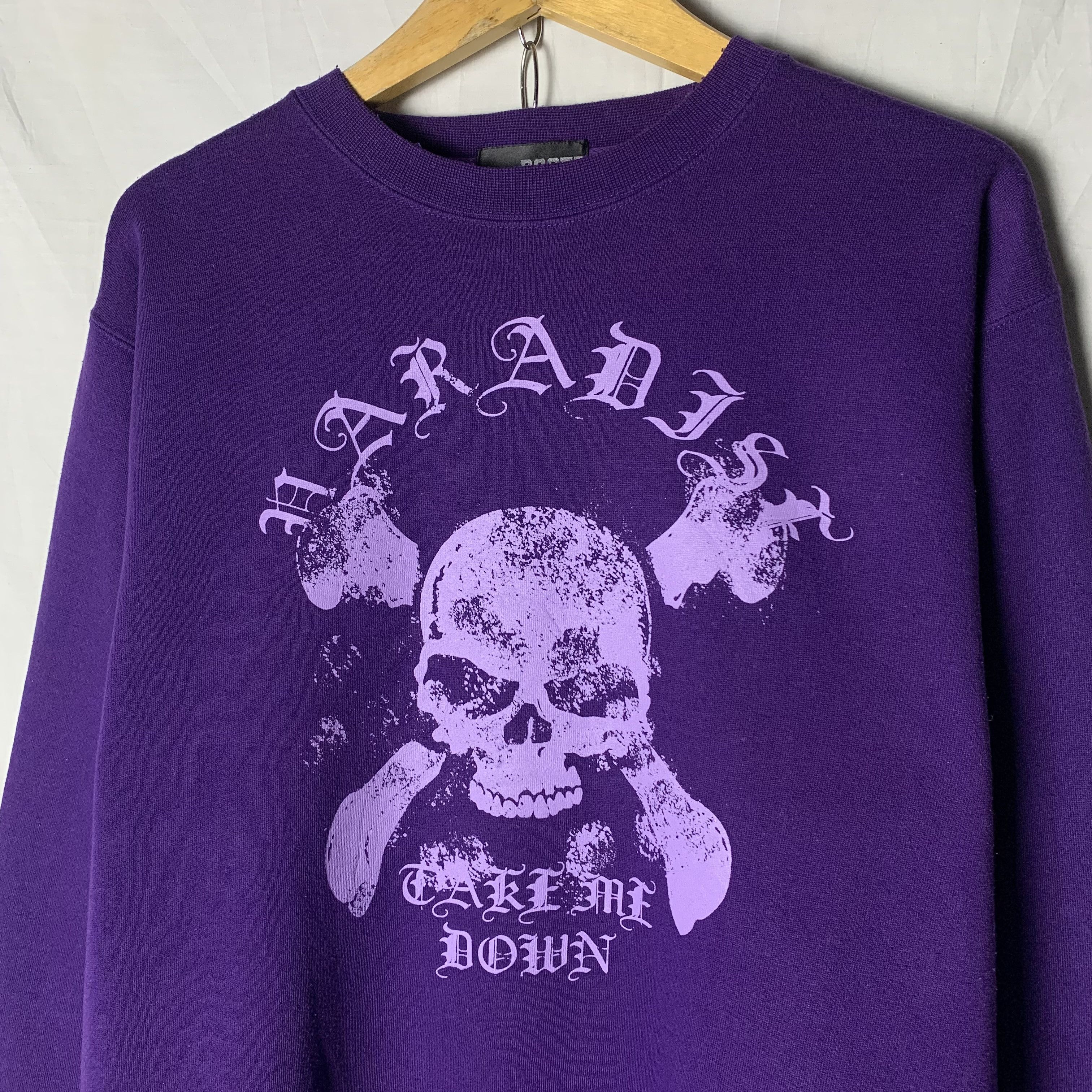 Japanese Brand ROGER Japanese Brand Paradise Take Me Down Skulls Sweatshirt Size US L / EU 52-54 / 3 - 2 Thumbnail