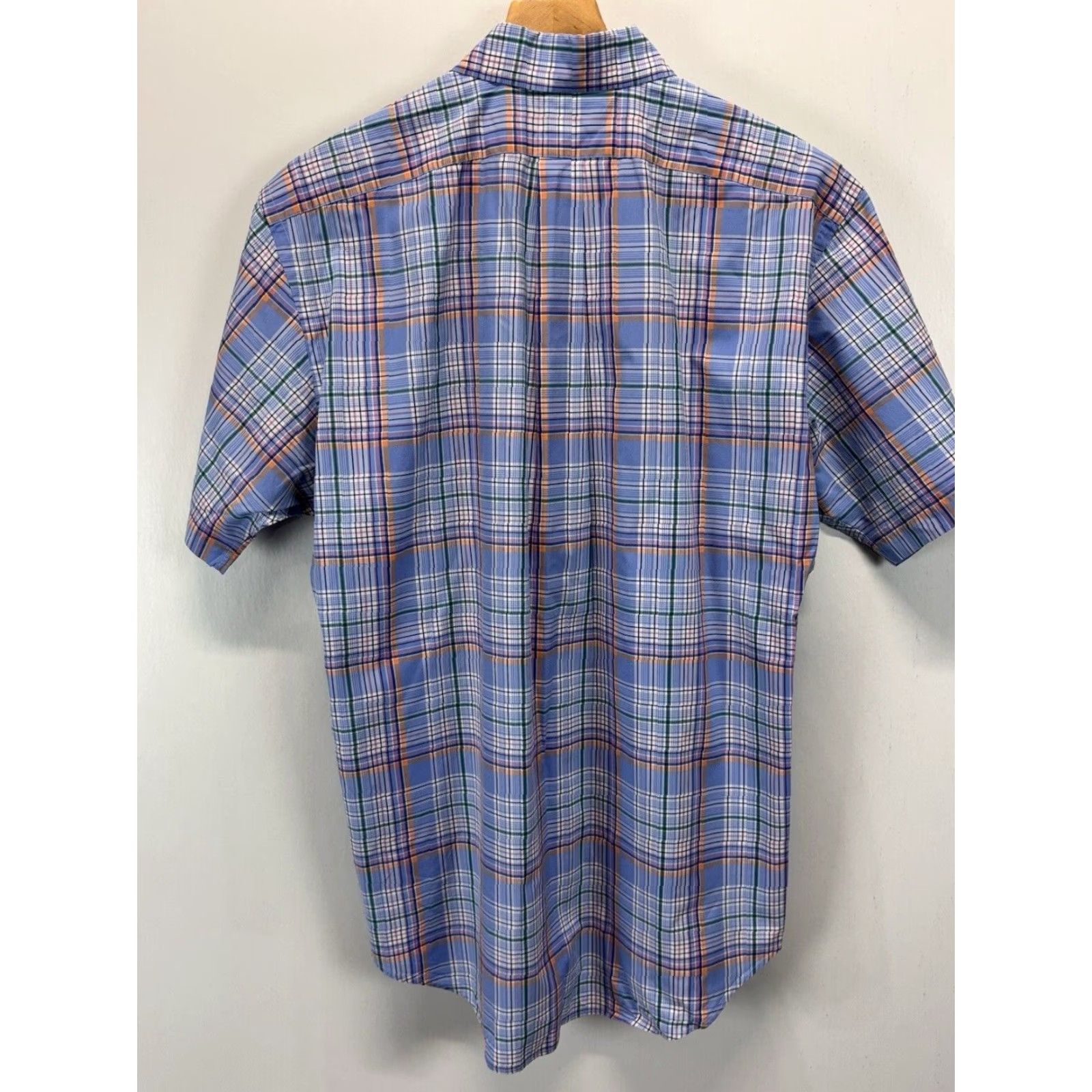 Ralph Lauren Ralph Lauren Classic Button Down Plaid Shirt Large Mens Pastel Multicolor Short Sleeve Spring Size US L / EU 52-54 / 3 - 3 Thumbnail