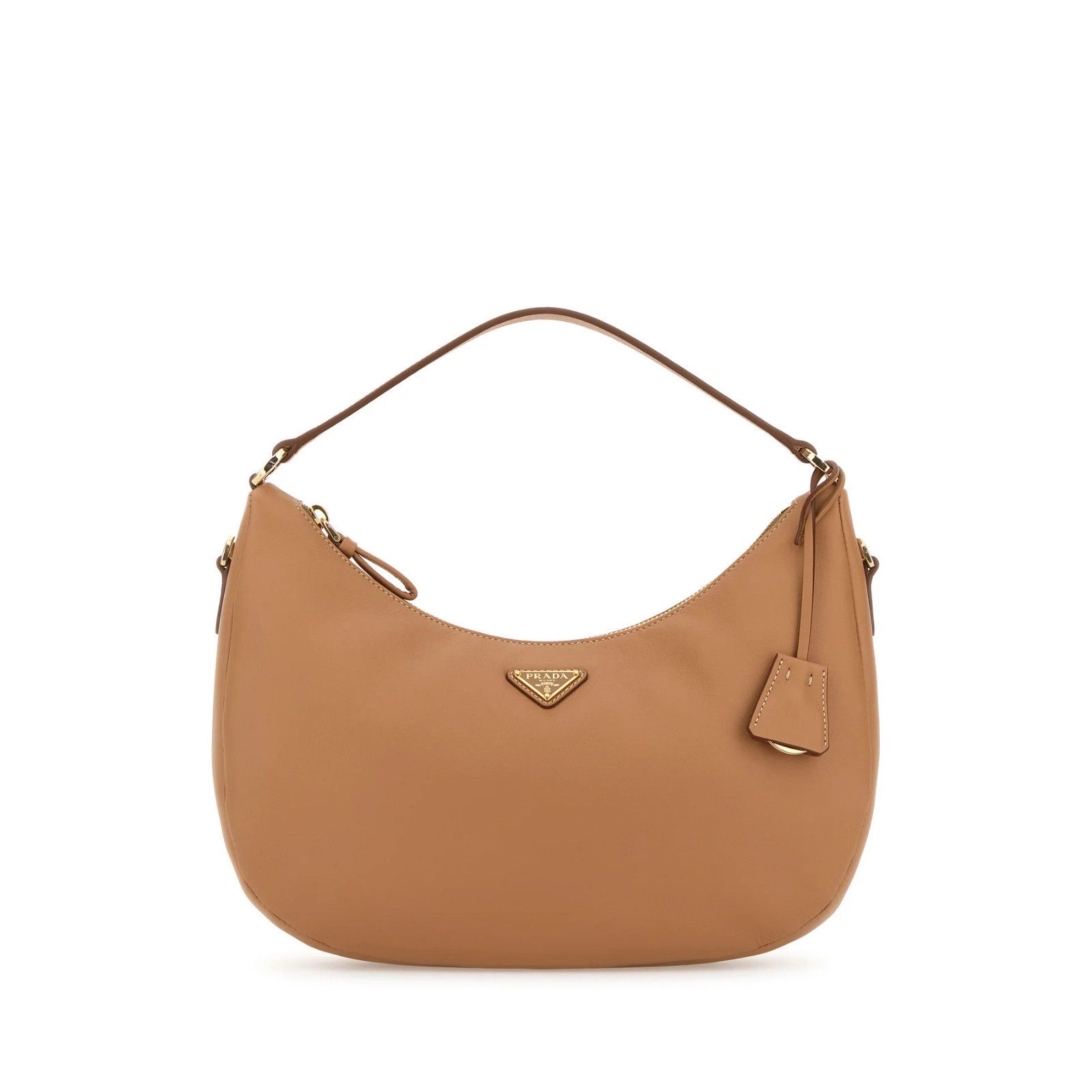 Prada PRADA Beige Leather Top Handle Bag New & Authentic Size ONE SIZE - 1 Thumbnail