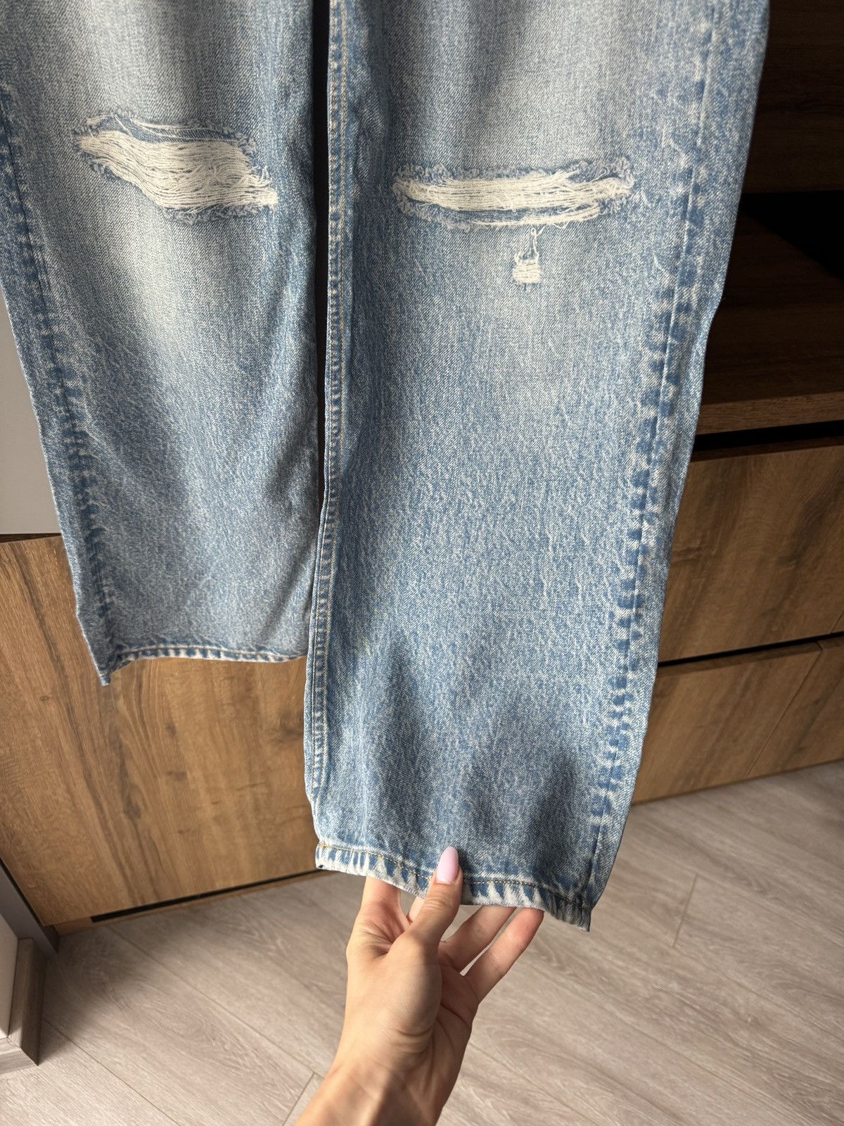 Rag & Bone Rag & Bone Trompe L’oeil Flowy Wide Leg Illusion Jeans Size 25" / US 0 / IT 36 - 3 Thumbnail