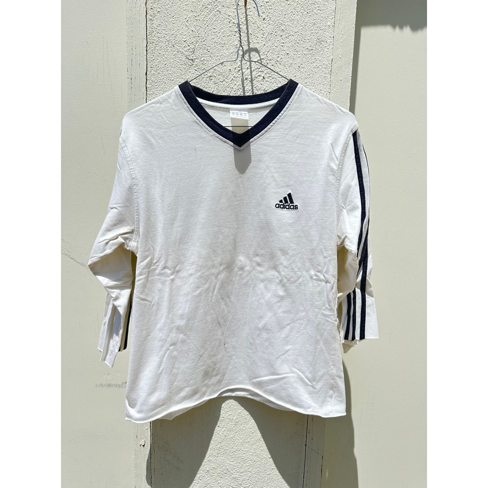 Adidas 2000s Adidas V-neck Size US S / EU 44-46 / 1 - 1 Thumbnail