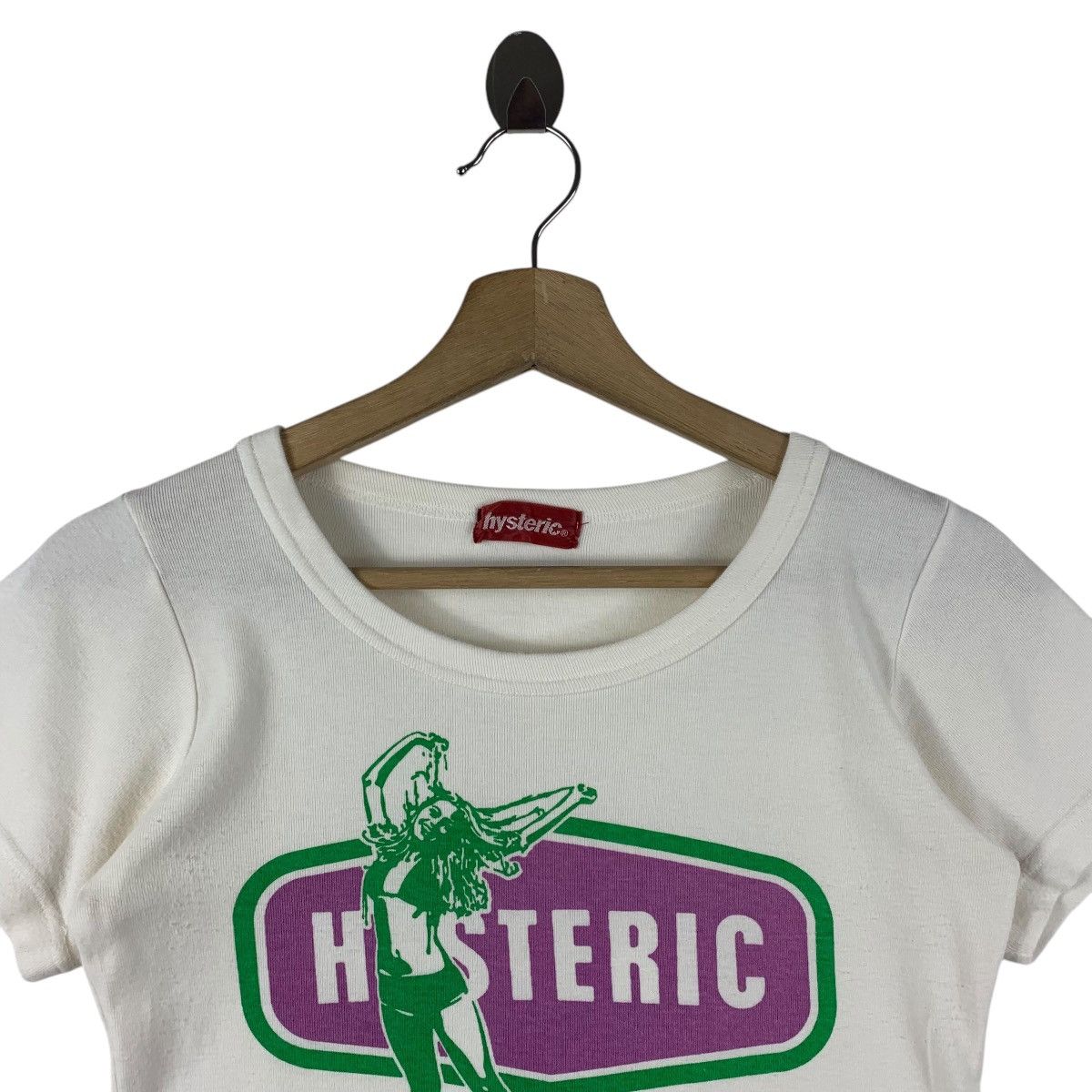 Hysteric Glamour × Japanese Brand × Vintage Vintage HYSTERIC GLAMOUR big spellout printed tee Size XS / US 0-2 / IT 36-38 - 2 Thumbnail
