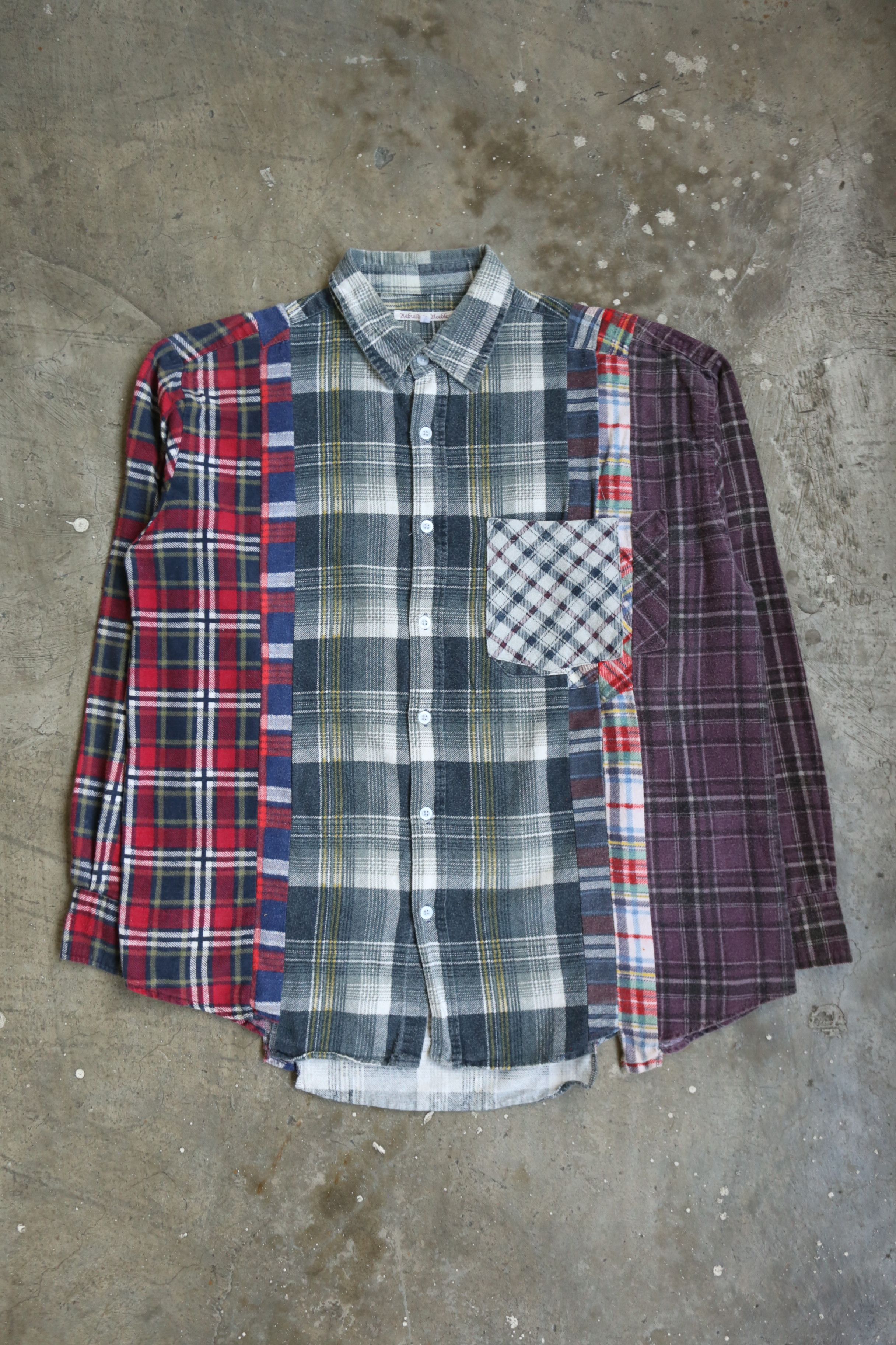 Needles Rebuild by Needles - 7 Cuts Flannel Shirt Size US L / EU 52-54 / 3 - 1 Thumbnail