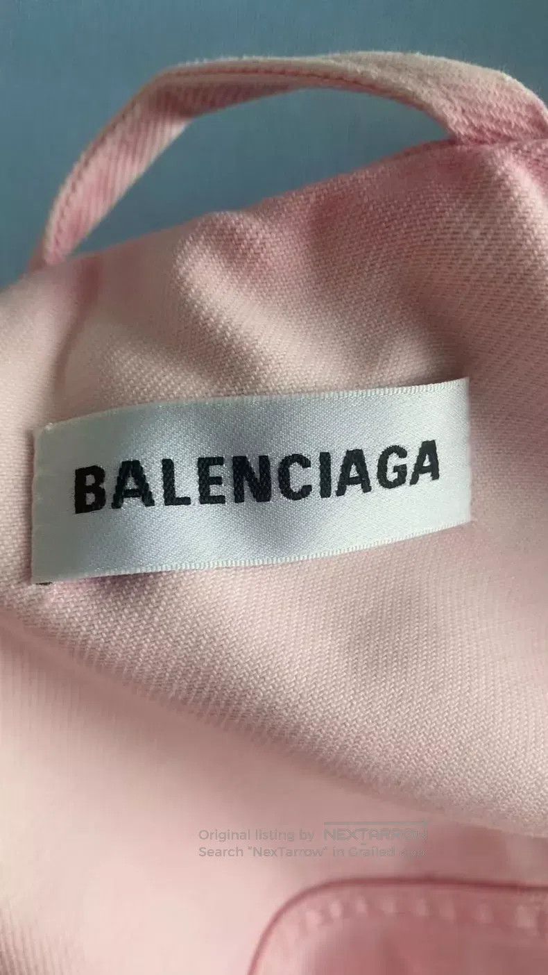 Balenciaga Balenciaga Pink Denim Jacket Size XXS / US 00 / IT 34 - 3 Thumbnail