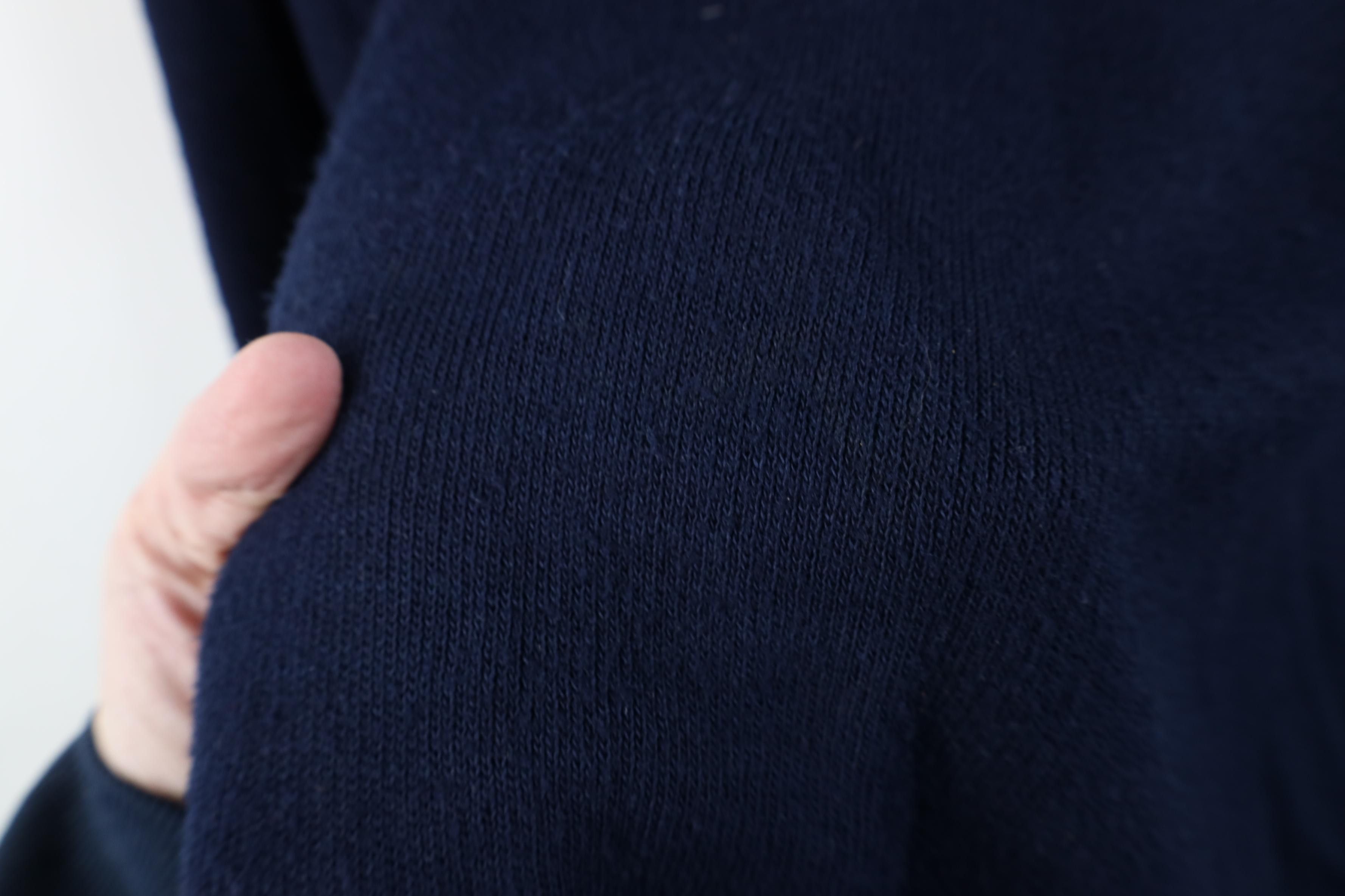 Vintage Vintage 70s Streetwear Blank Knit V-Neck Sweater Navy Blue Size US XL / EU 56 / 4 - 9 Thumbnail