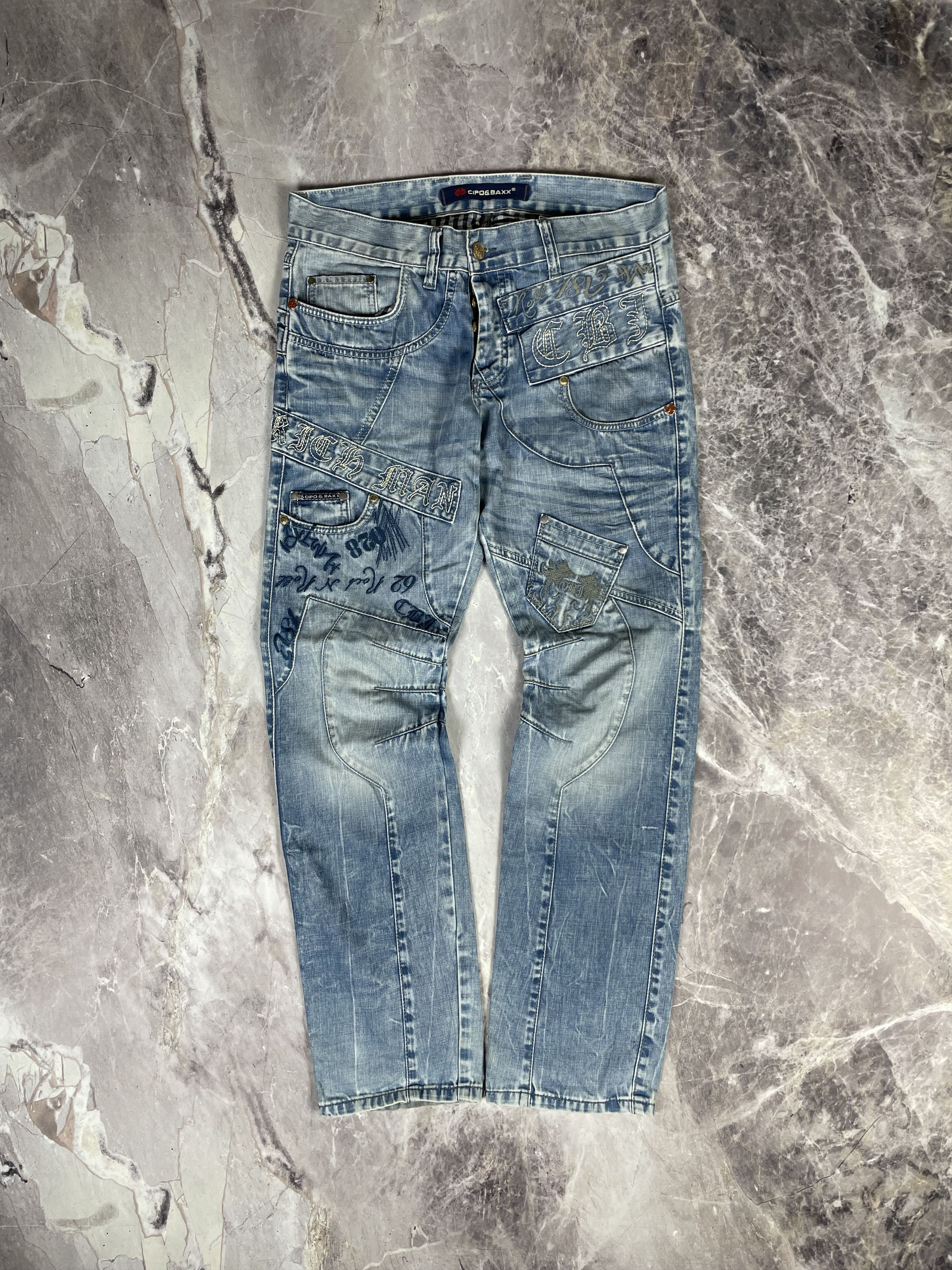 Japanese Brand Cipo & Baxx Vintage Dinim Pants Size US 32 / EU 48 - 3 Thumbnail