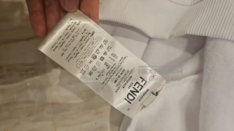 Fendi Fendi Hooded sweatshirt, white Size XS / US 0-2 / IT 36-38 - 4 Thumbnail