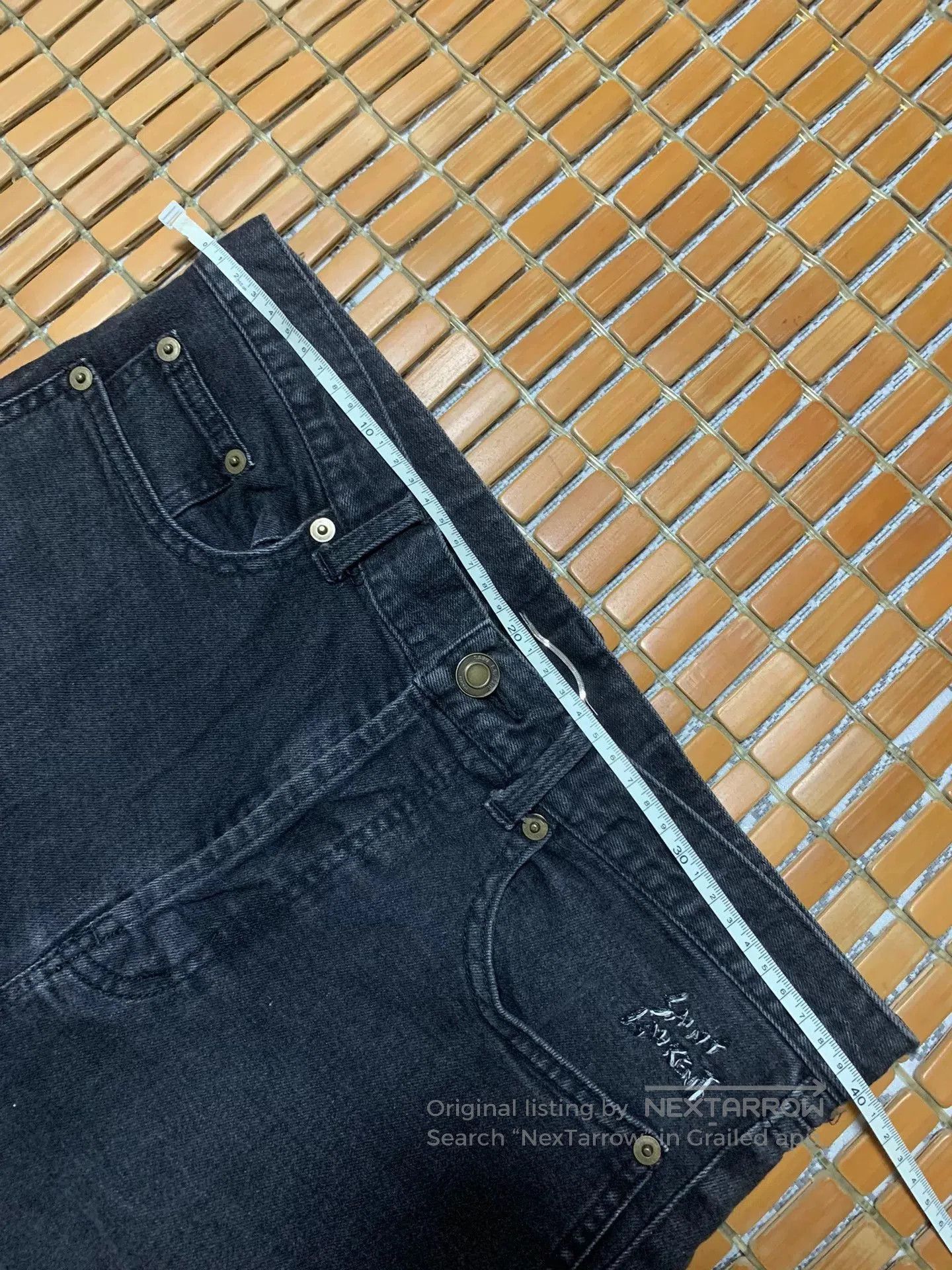 Saint Laurent Paris Saint Laurent SLP Embroidered Washed Jeans. Size US 31 - 5 Thumbnail