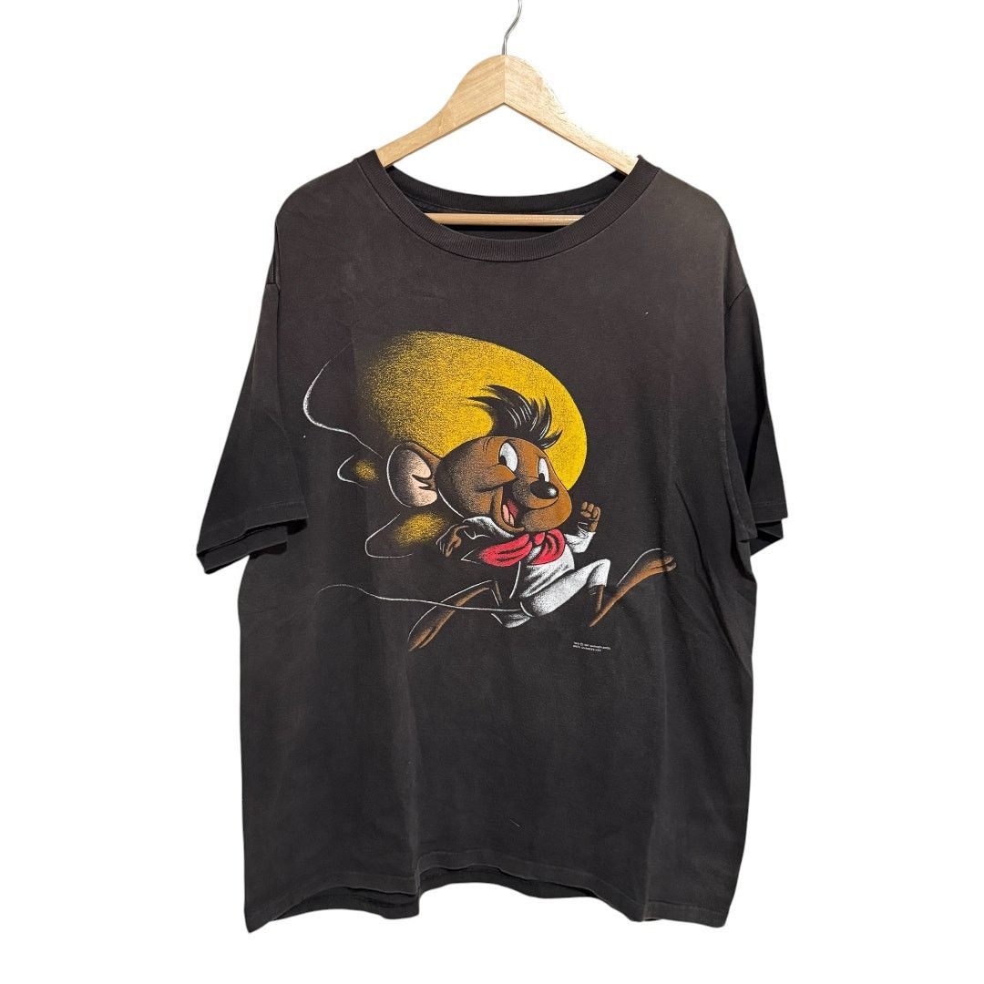 Warner Bros Vintage Speedy Gonzales Blackout Shadow Shirt Looney Tunes Size US XL / EU 56 / 4 - 1 Thumbnail