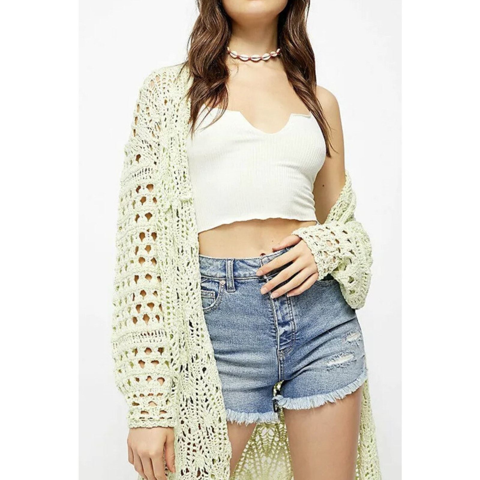 Free People Free People Sweet Honeydew XS women sweater A001589 Size XS / US 0-2 / IT 36-38 - 1 Thumbnail