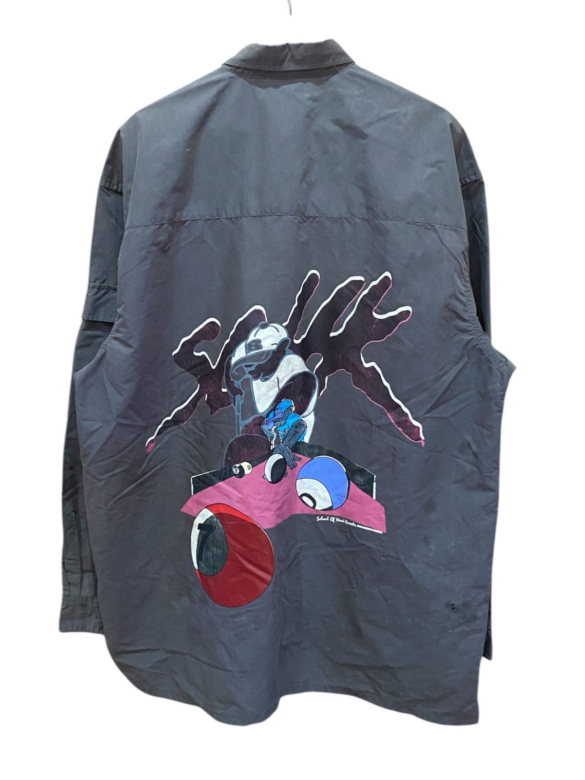 Other VINTAGE Y2K SCHOOL OF HARD KNOCK Size US XL / EU 56 / 4 - 1 Thumbnail