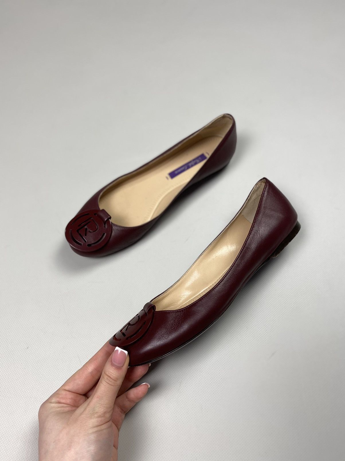 Ralph Lauren Purple Label Ralph Lauren Purple Label ladies leather flats ballets Size US 6 / IT 36 - 8 Thumbnail