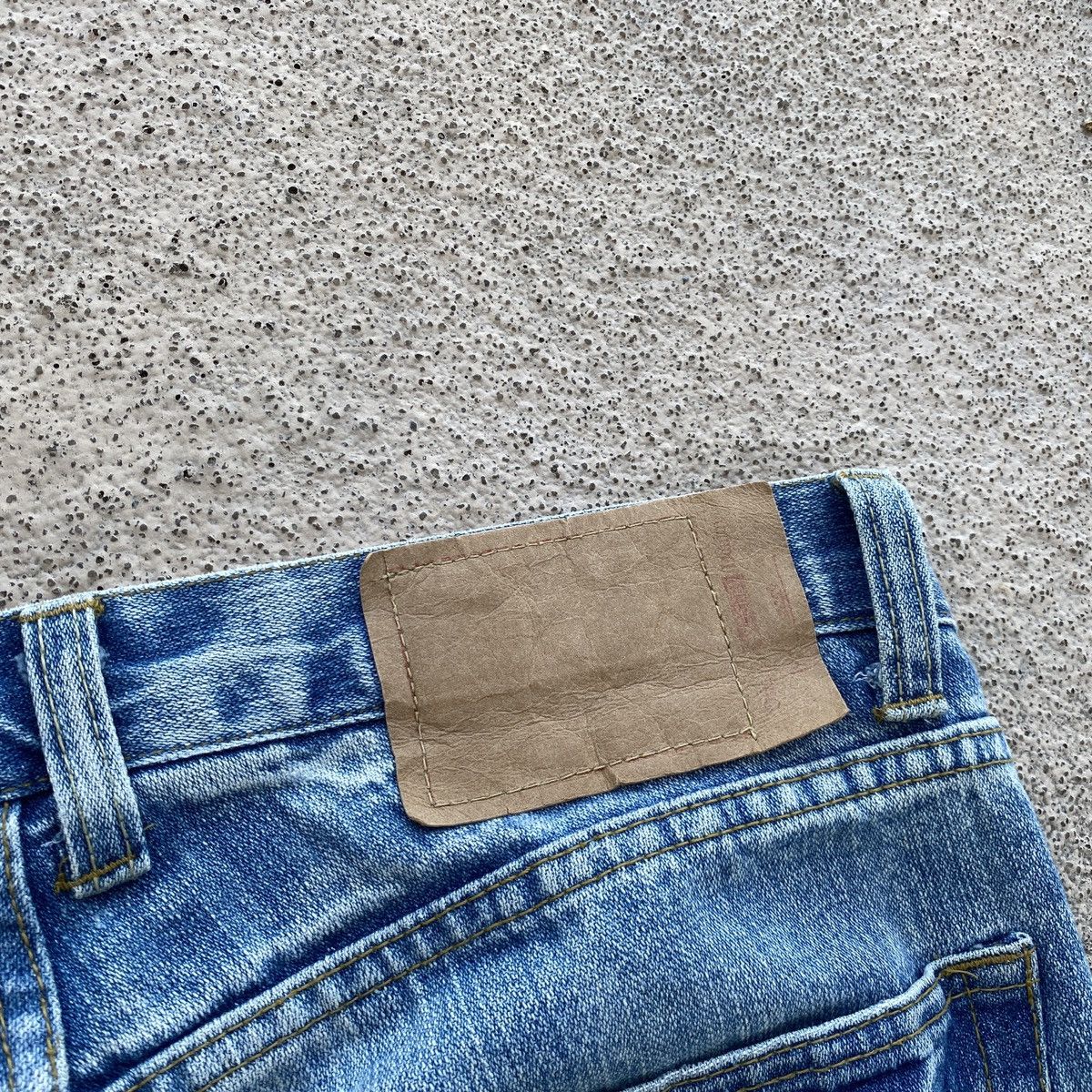 Hysteric Glamour × If Six Was Nine × Japanese Brand PEACE Hippies Japan Big Logo Distressed Jeans Y2K Size US 32 / EU 48 - 10 Thumbnail
