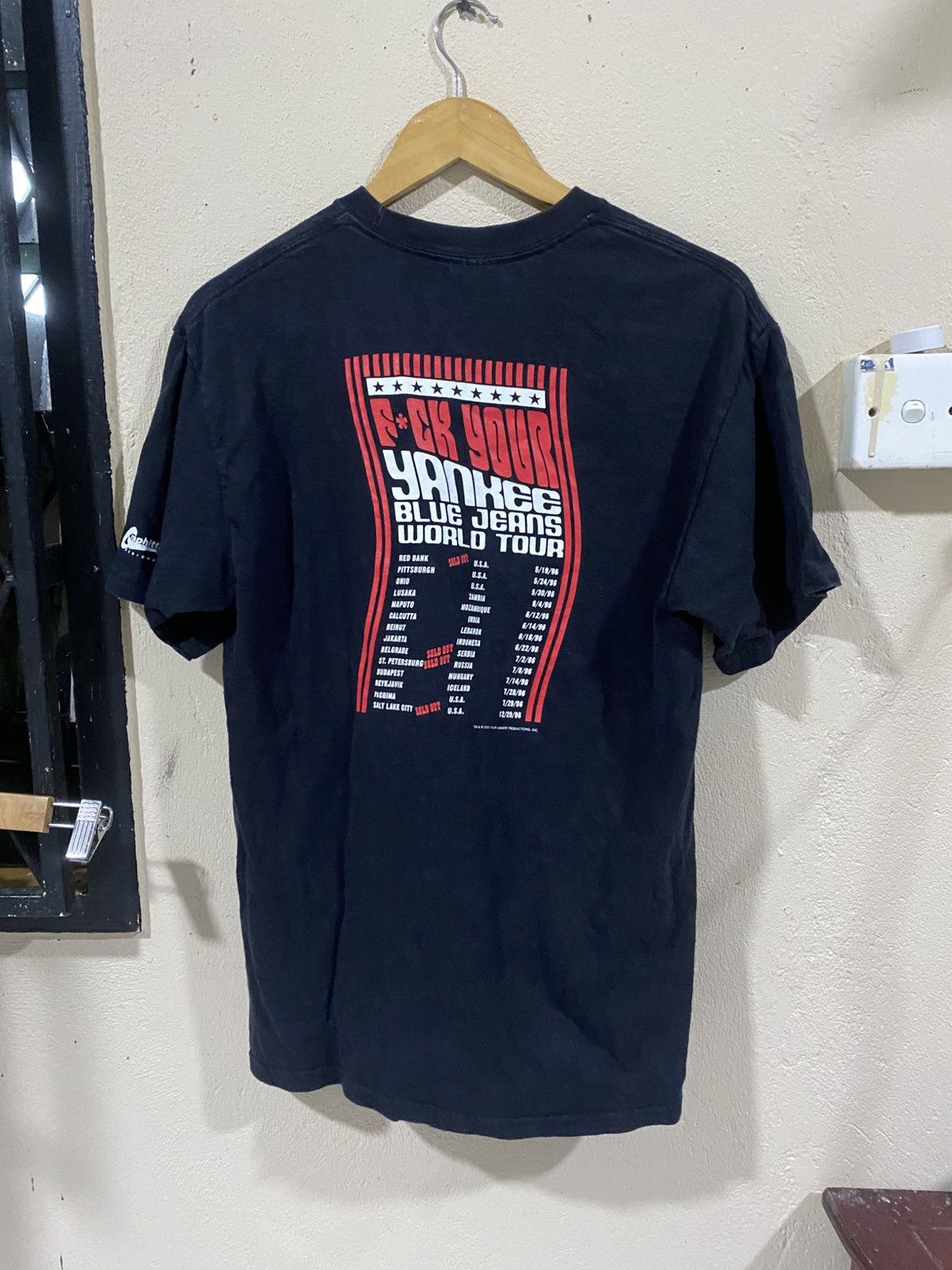 Band Tees Berserker 2001 World Tour F*ck Your Yankee blue Jeans Size US M / EU 48-50 / 2 - 2 Thumbnail