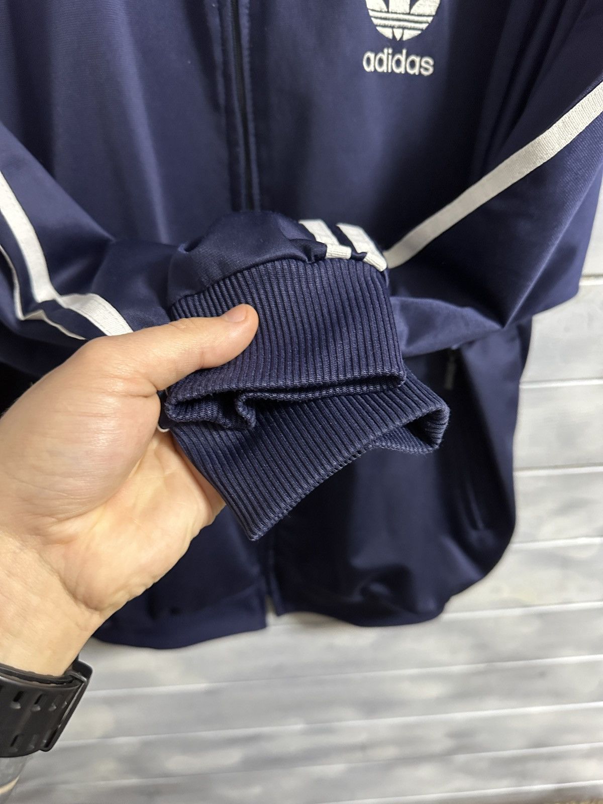 Adidas Rare Vintage Light Jacket Adidas Three Stripes Size US S / EU 44-46 / 1 - 5 Thumbnail