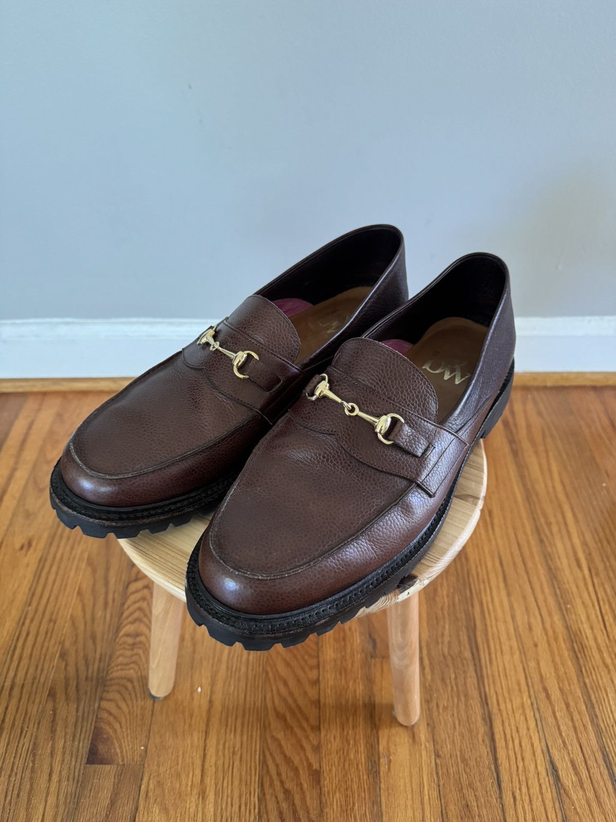 Blackstock & Weber Blackstock & Weber Mason Horse Bit Loafers (Chocolate) Size US 13 / EU 46 - 1 Thumbnail