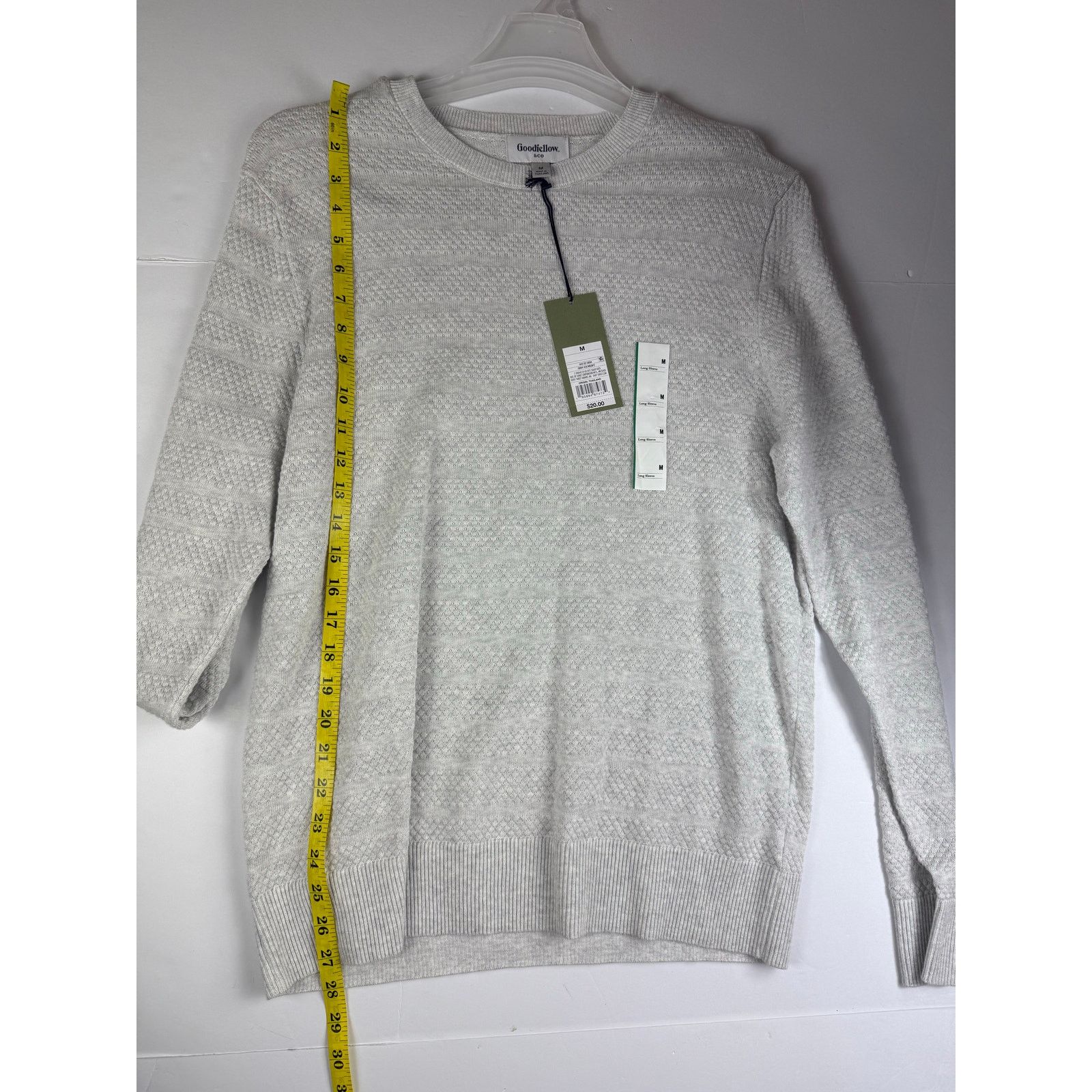 Other Goodfellow & Co. Men's Gray Pullover Sweater - Size M - NWT Size US M / EU 48-50 / 2 - 3 Thumbnail