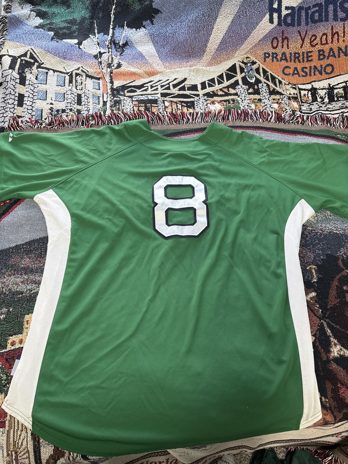 MLB Red Sox green jersey Size US XL / EU 56 / 4 - 2 Thumbnail