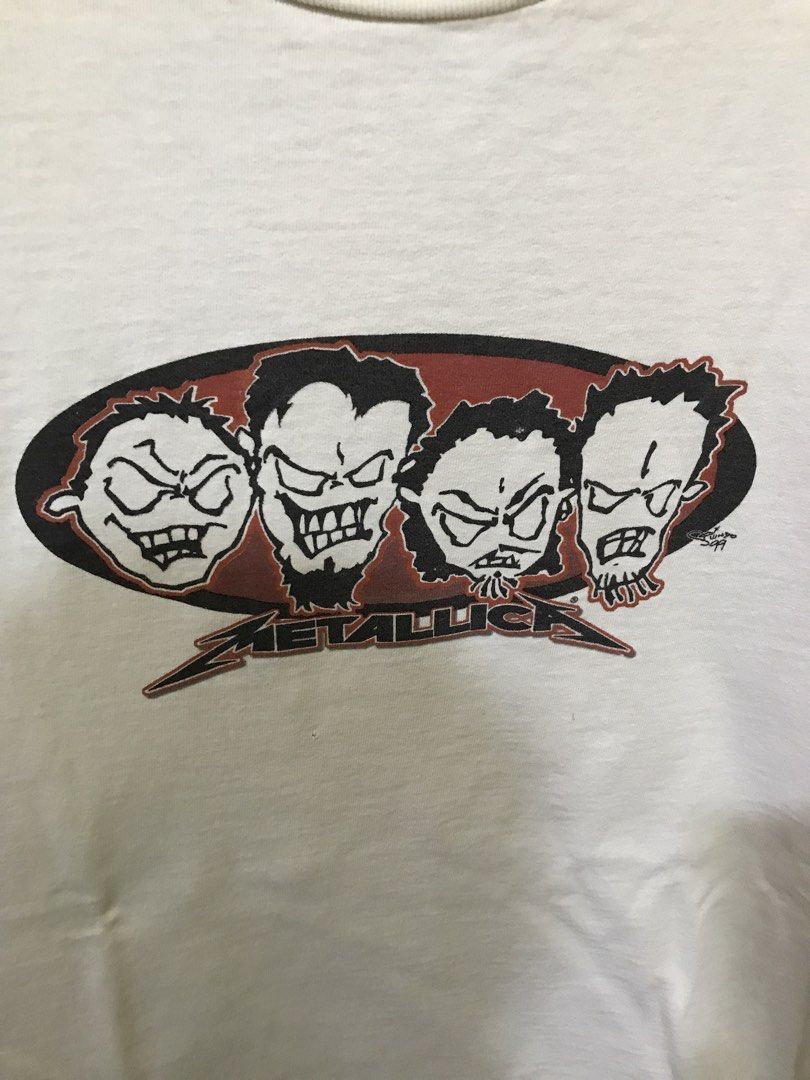 Vintage Vintage Metallica 2000 Tour T-shirt Size US L / EU 52-54 / 3 - 3 Thumbnail