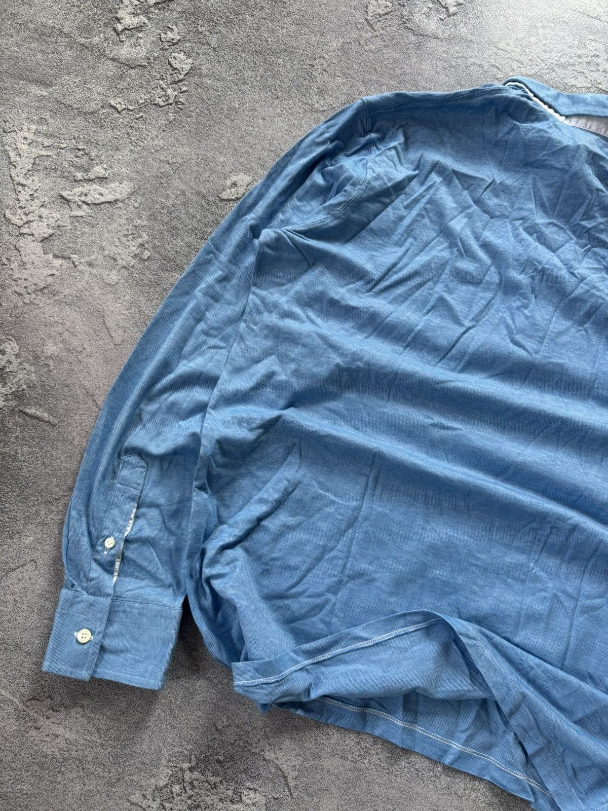 Designer × Gran Sasso Gran Sasso 56 shirt button up polo long sleeve jumper Size US XL / EU 56 / 4 - 14 Thumbnail