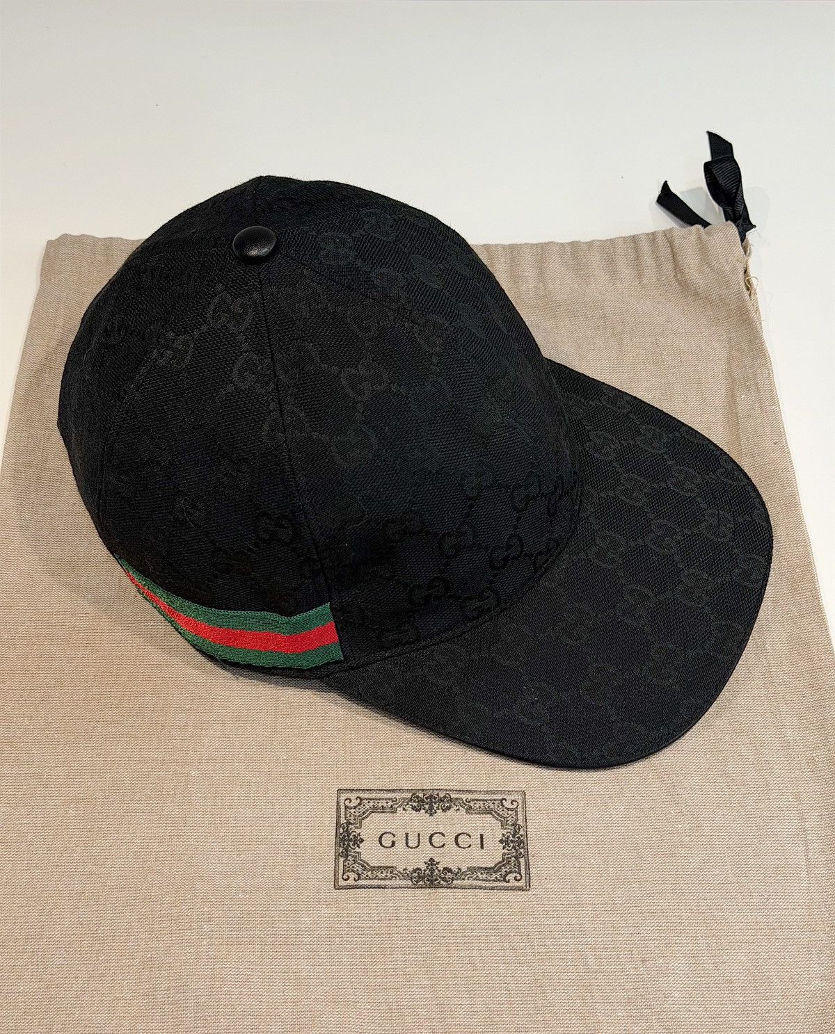 Gucci GUCCI GG Monogram Web Baseball Cap Demna Nettspend Tom Ford Size ONE SIZE - 17 Thumbnail