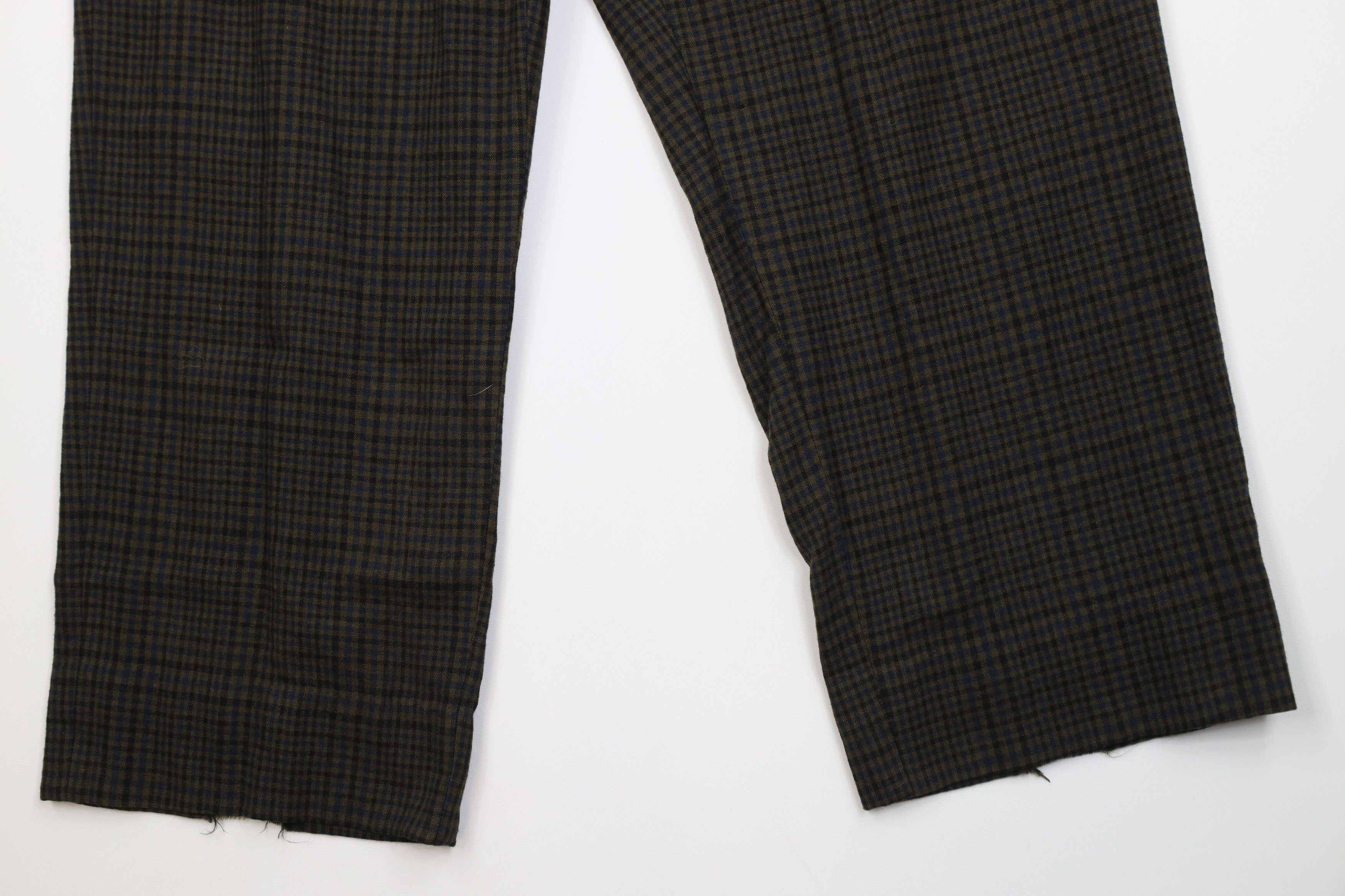 Vintage Vintage 50s Streetwear Flannel Wool Knit Wide Leg Pants USA Size US 34 / EU 50 - 4 Thumbnail