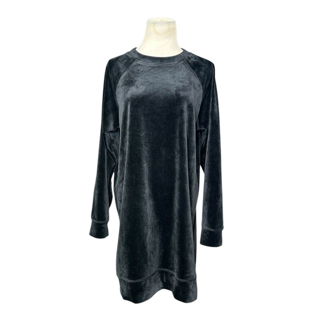 DKNY DKNY black velvet long sleeves mini t shirt dress size XS Size XS / US 0-2 / IT 36-38 - 12 Thumbnail