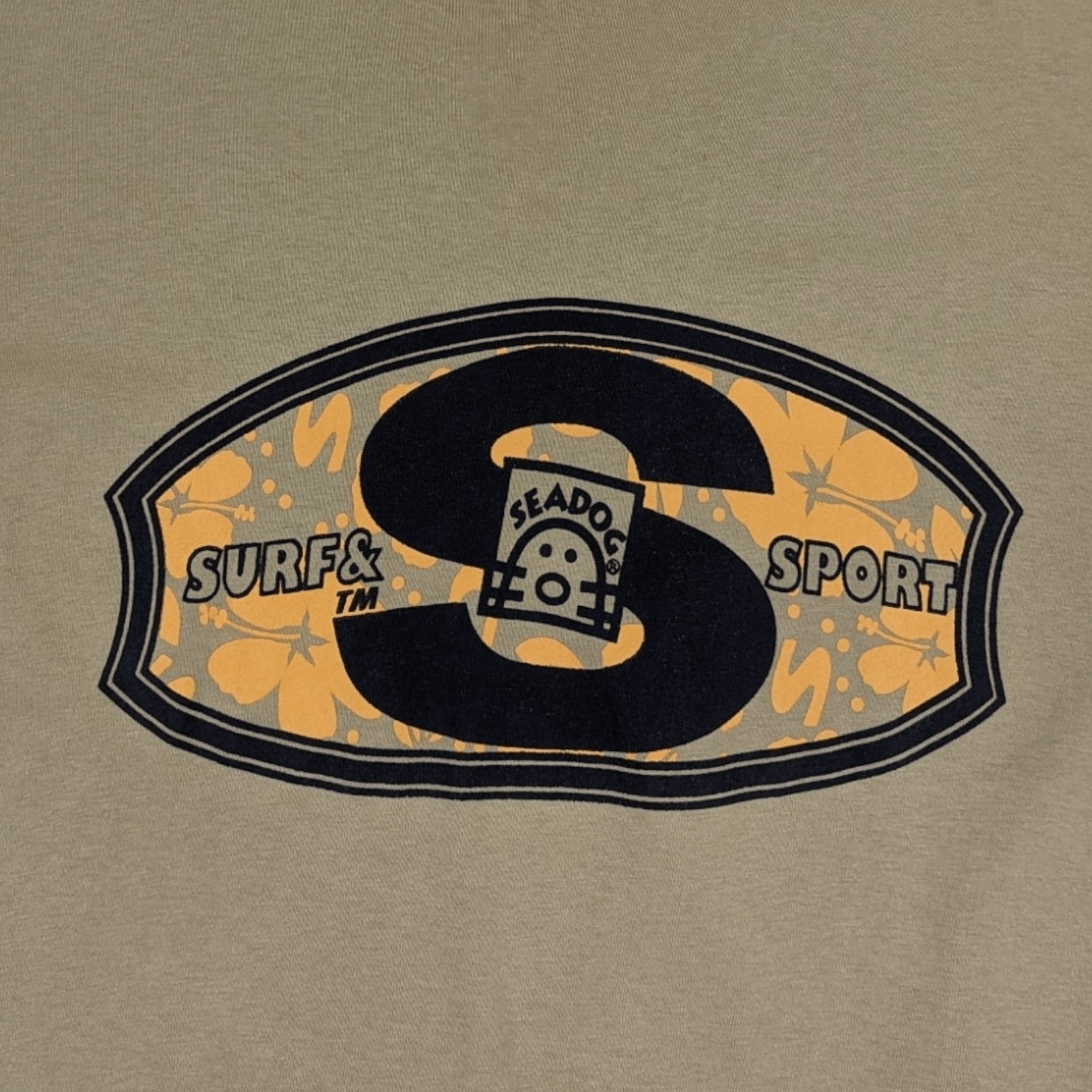 Anvil Vintage SEA DOG SURF Box Logo T-Shirt Single Stitches Tee Size US L / EU 52-54 / 3 - 5 Thumbnail