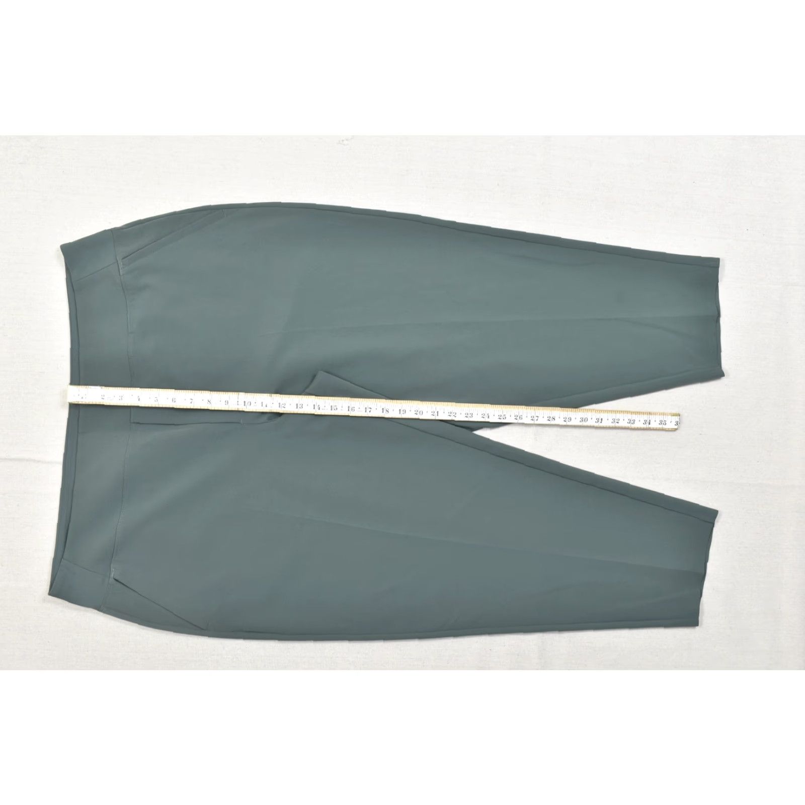 Athleta Athleta Women's 20 Green Brooklyn Ankle Pants Lightweight Stretch Tapered P Womens Pants Size 42" / US 20 - 2 Thumbnail