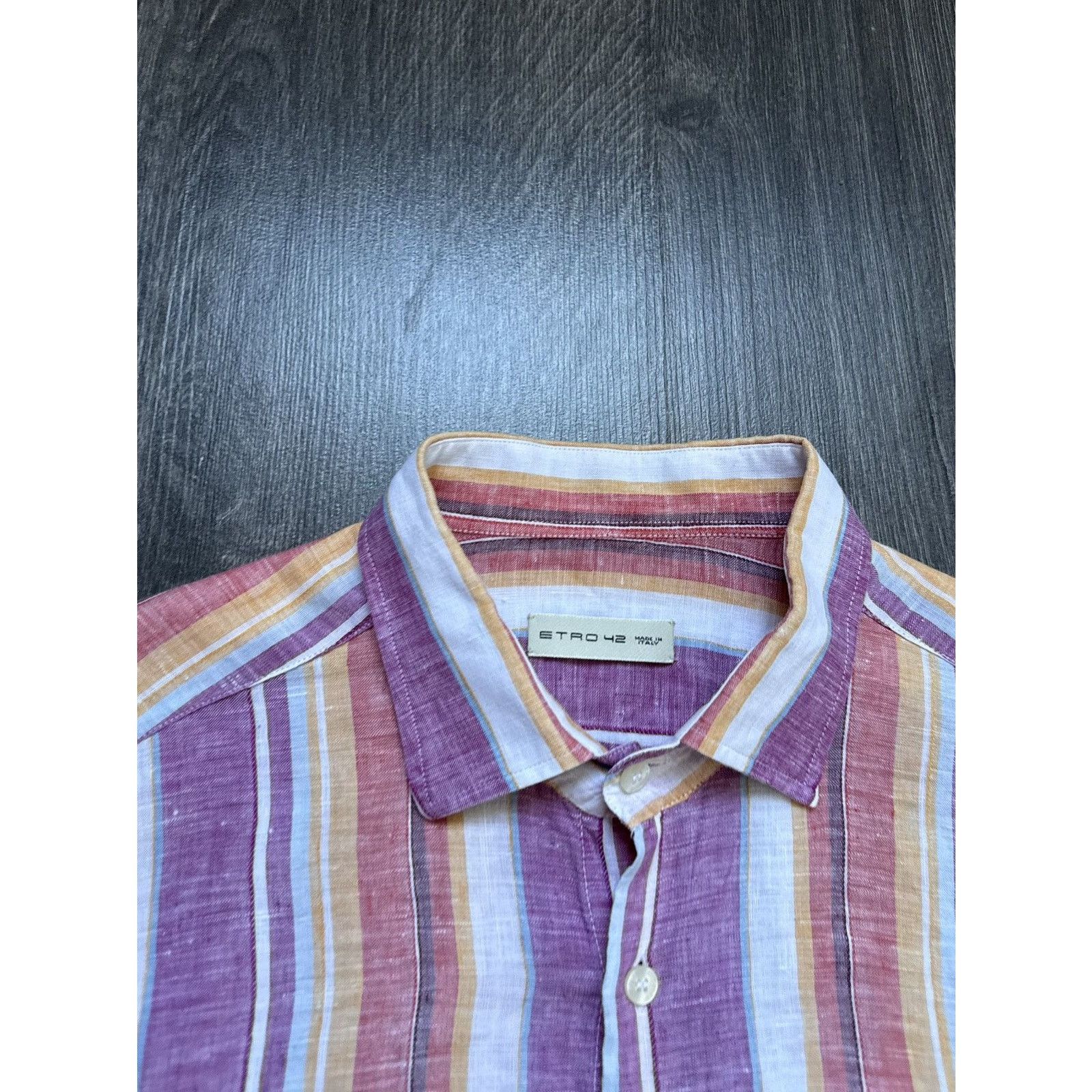 Etro Etro Luxury Multicolor Stripe T-Shirt Missoni Style Size US L / EU 52-54 / 3 - 2 Thumbnail