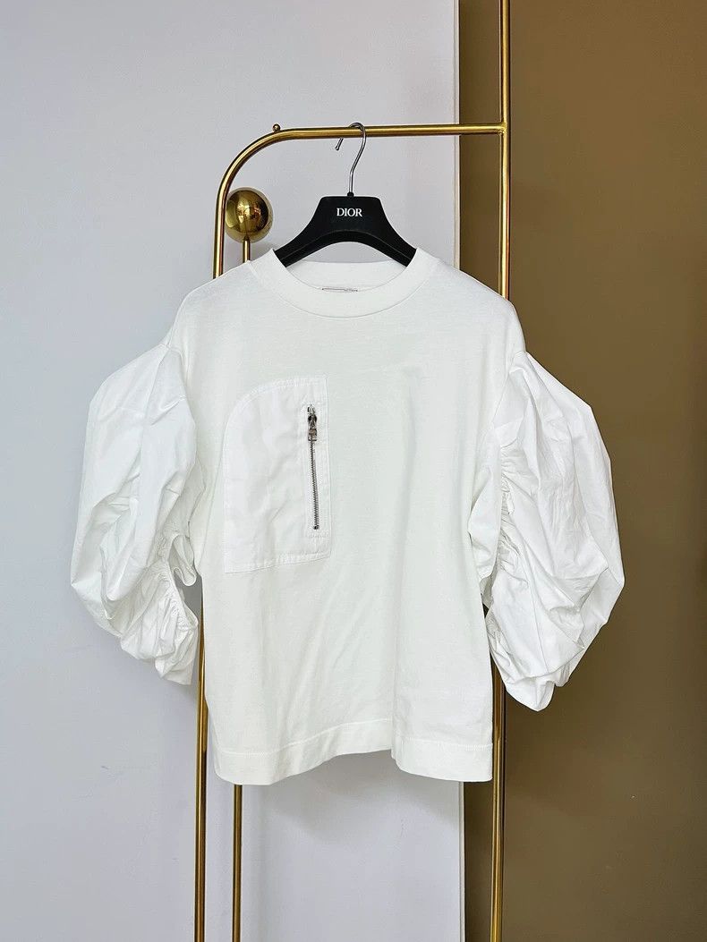 Alexander McQueen Alexander McQueen White Logo Top - dmc Size US M / EU 48-50 / 2 - 1 Thumbnail