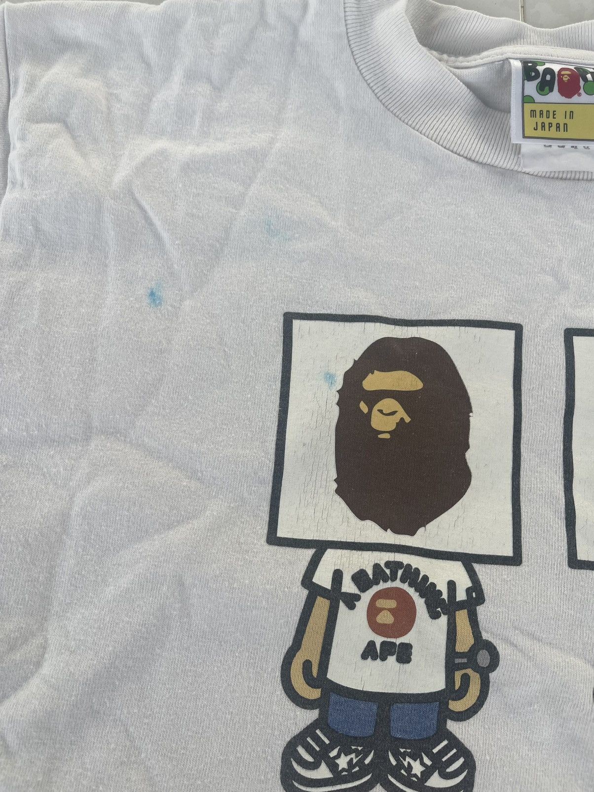 Bape Vintage A Bathing Ape BAPE Lang 1st Anniversary Shirt Tee Size US S / EU 44-46 / 1 - 10 Thumbnail