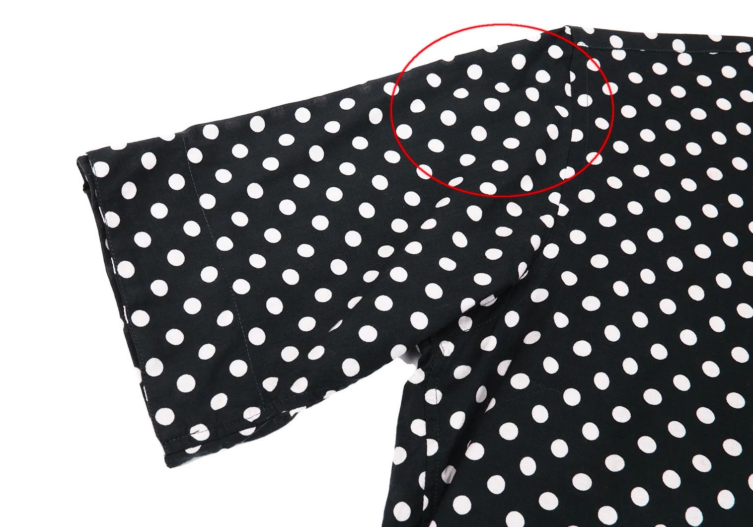 Yohji Yamamoto Yohji Yamamoto Cotton Dot Print Short Sleeve Shirt Size US S / EU 44-46 / 1 - 7 Thumbnail