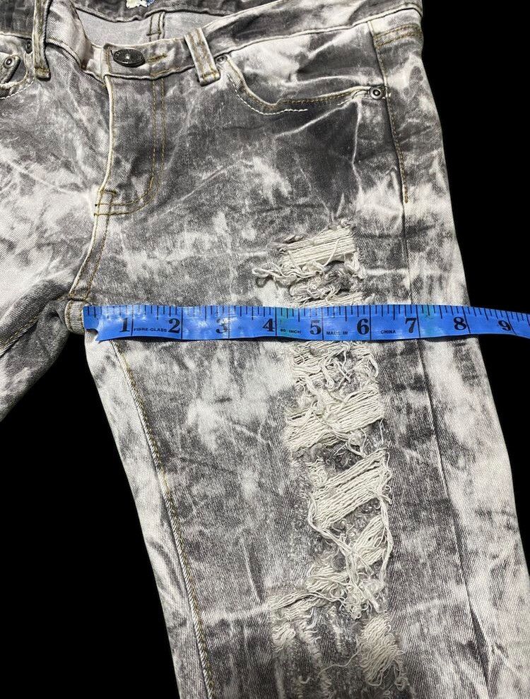 If Six Was Nine × Japanese Brand × Le Grande Bleu (L.G.B.) 🖤Acid Wash Jeans ~ W.Cocoro Skinny Fit🖤 Size US 31 - 9 Thumbnail